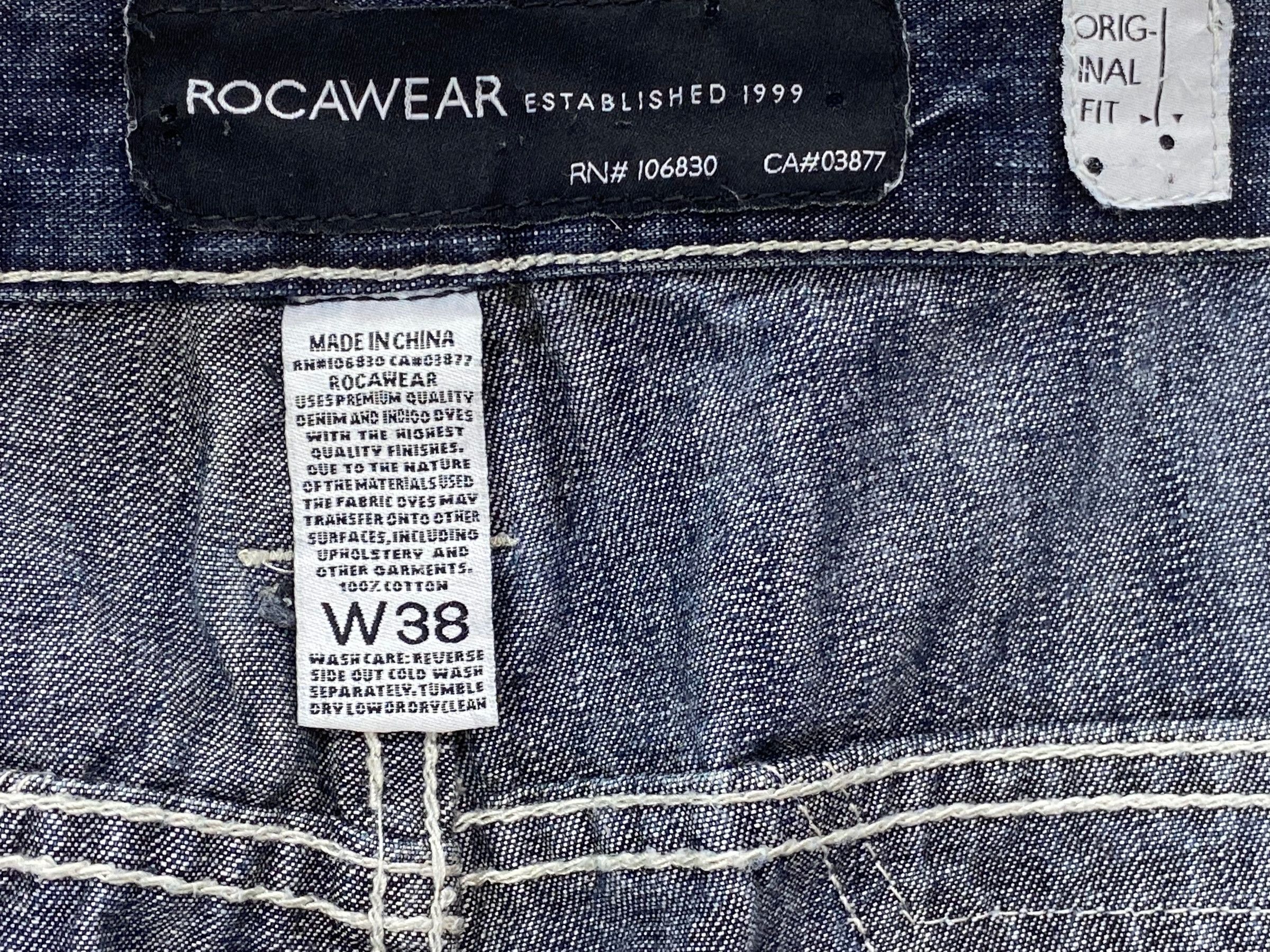 Jay-Z × Rocawear Rocawear Hip Hop Skateboards Baggy Loose Jeans Size US 38 / EU 54 - 8 Thumbnail
