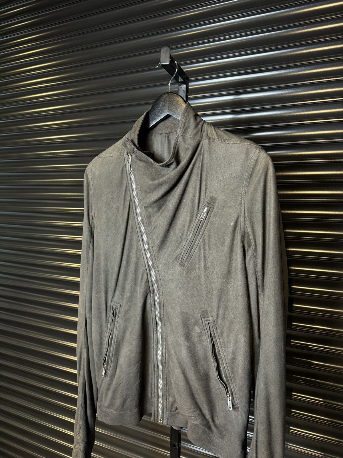 Rick Owens Rick Owens FW11 'ANTHEM' Brown Blistered Lamb Zipper Jacket Size US M / EU 48-50 / 2 - 2 Thumbnail