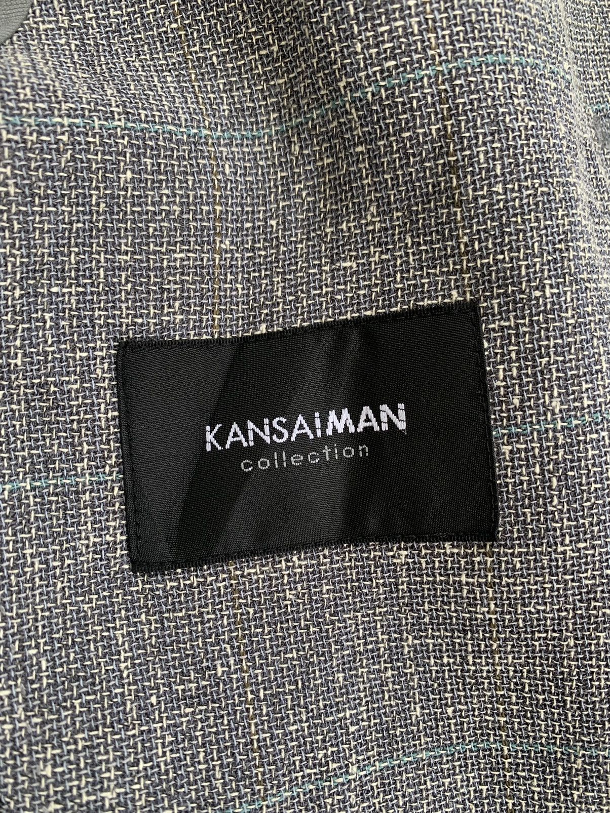 Kansai Yamamoto Vtg Kansaiman Collection Wool Rich Blend Jacket Coat Size US M / EU 48-50 / 2 - 13 Thumbnail