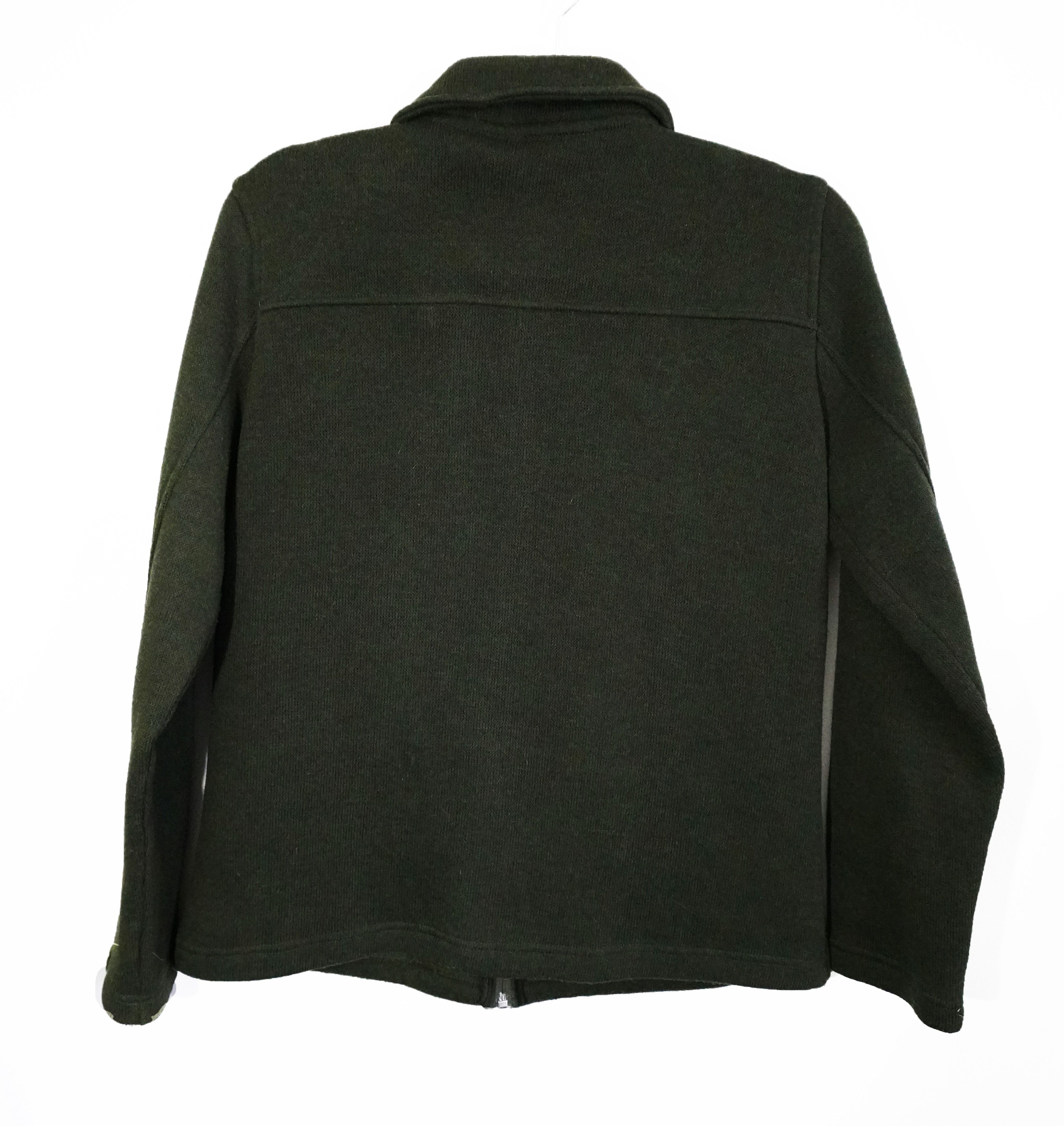 Woolrich Woolen Mills Woolrich Jacket Dark Green Wool Blend Full Zip Women's M Size M / US 6-8 / IT 42-44 - 2 Thumbnail