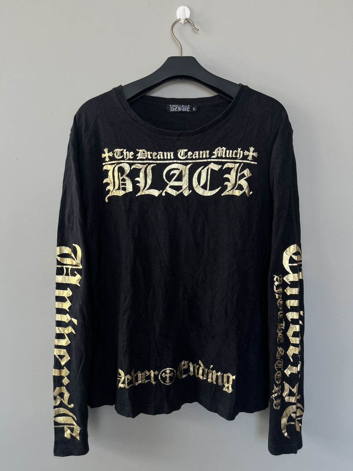 14th Addiction × KMRii × Yasuyuki Ishii JAPANESE DEBUT LE MODE POEM GOLD PUNK STYLE SEDITIONARIES Size US L / EU 52-54 / 3 - 1 Thumbnail