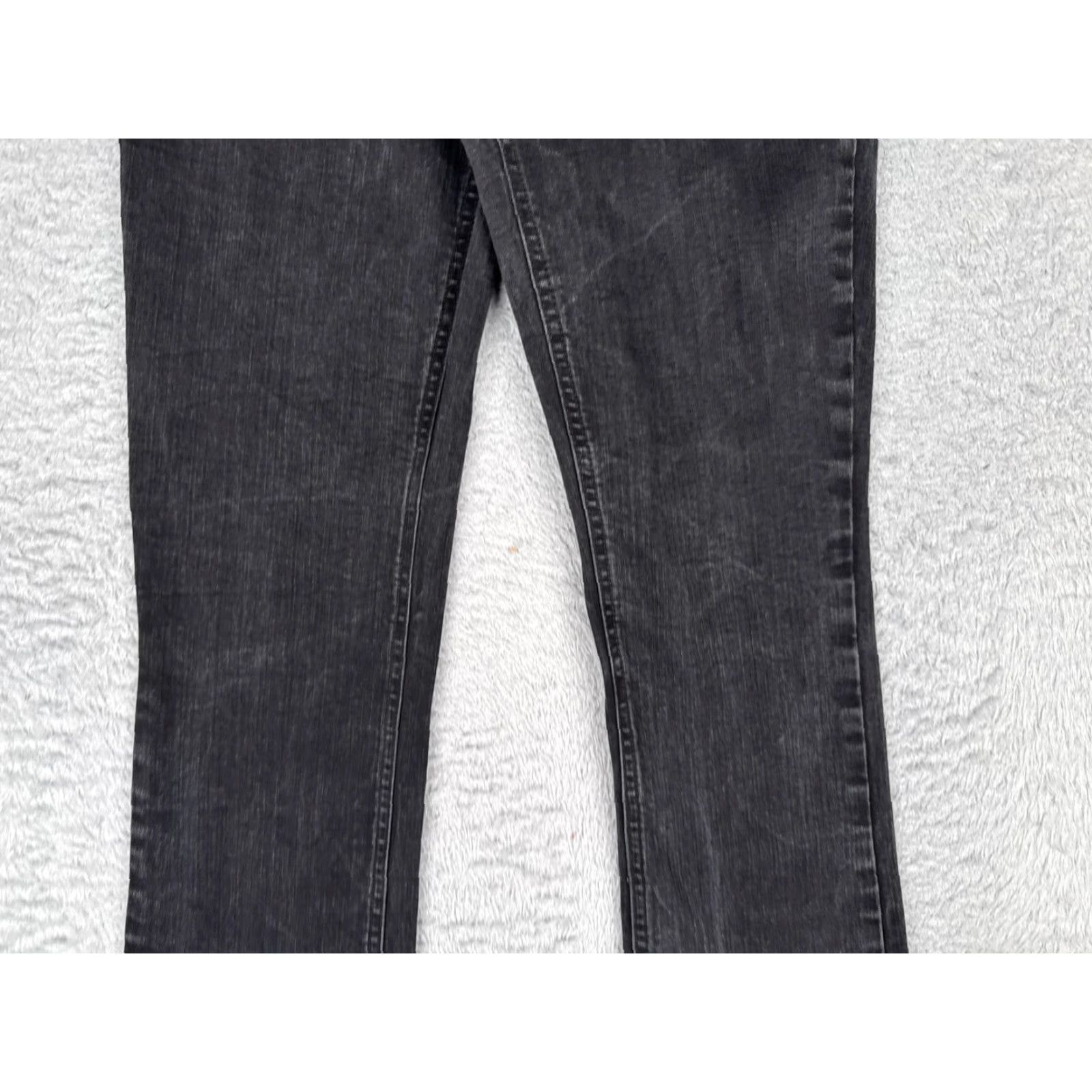 Vintage Maurices M Jeans Bootcut Jeans Womens 4 Regular Gray Charcoal Wash 26x31 Stretch Denim Size 27" / US 4 / IT 40 - 3 Thumbnail