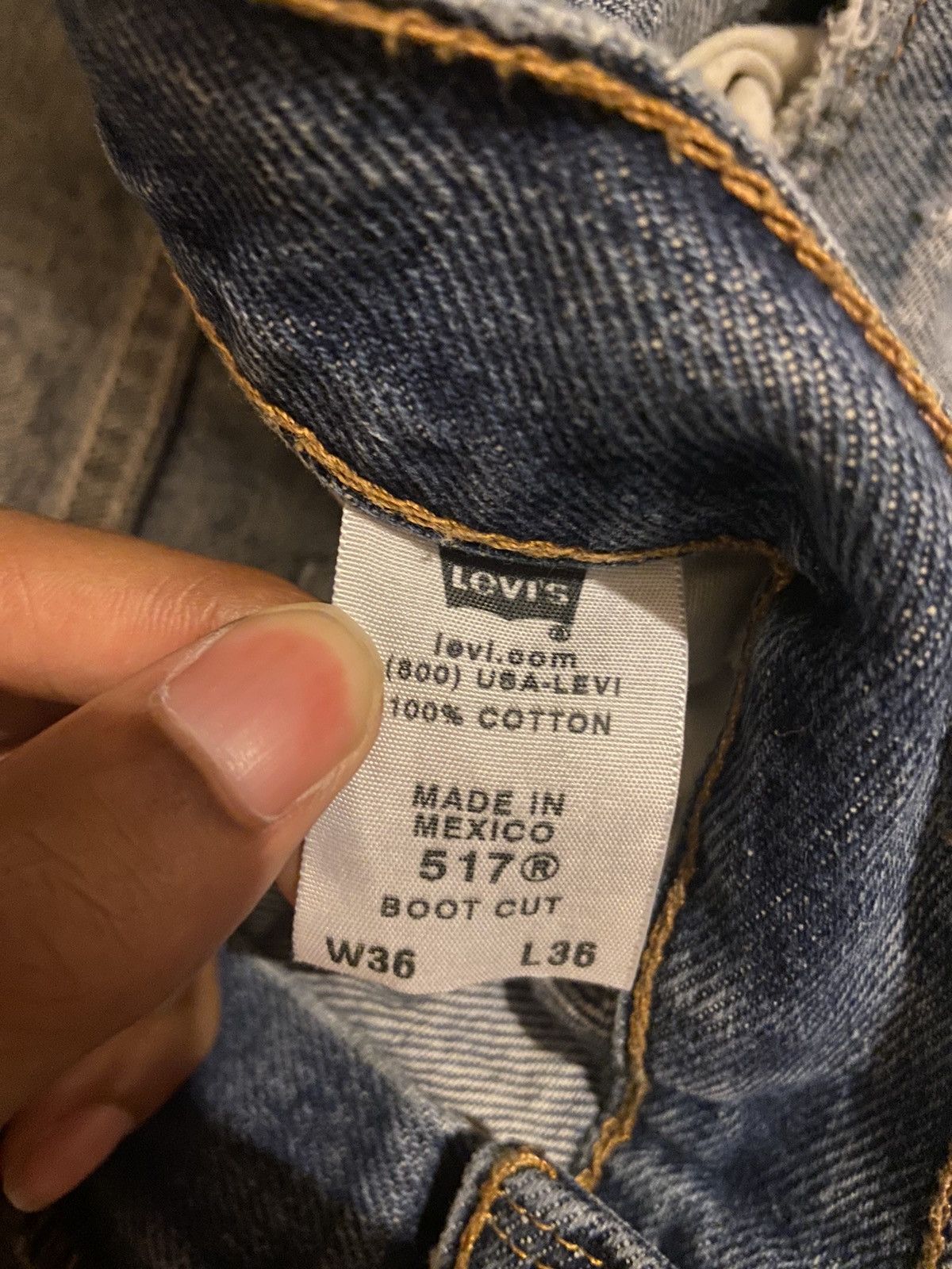 Levi's × Levi's Vintage Clothing Levi’s Ripped Bootcut Denim Jeans Size US 36 / EU 52 - 4 Thumbnail