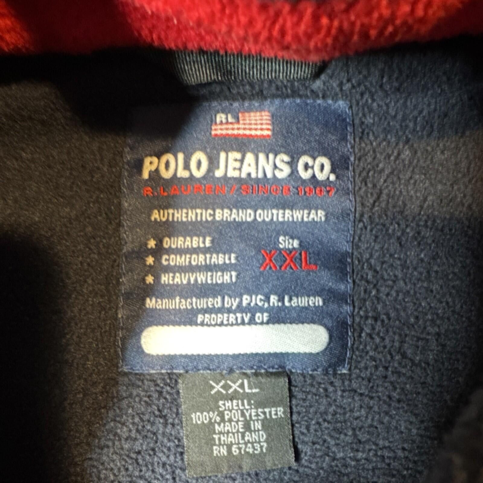 Polo Ralph Lauren Vintage 90’s Ralph Lauren Polo Jeans Co. Vest XXL Navy Size US XXL / EU 58 / 5 - 3 Thumbnail