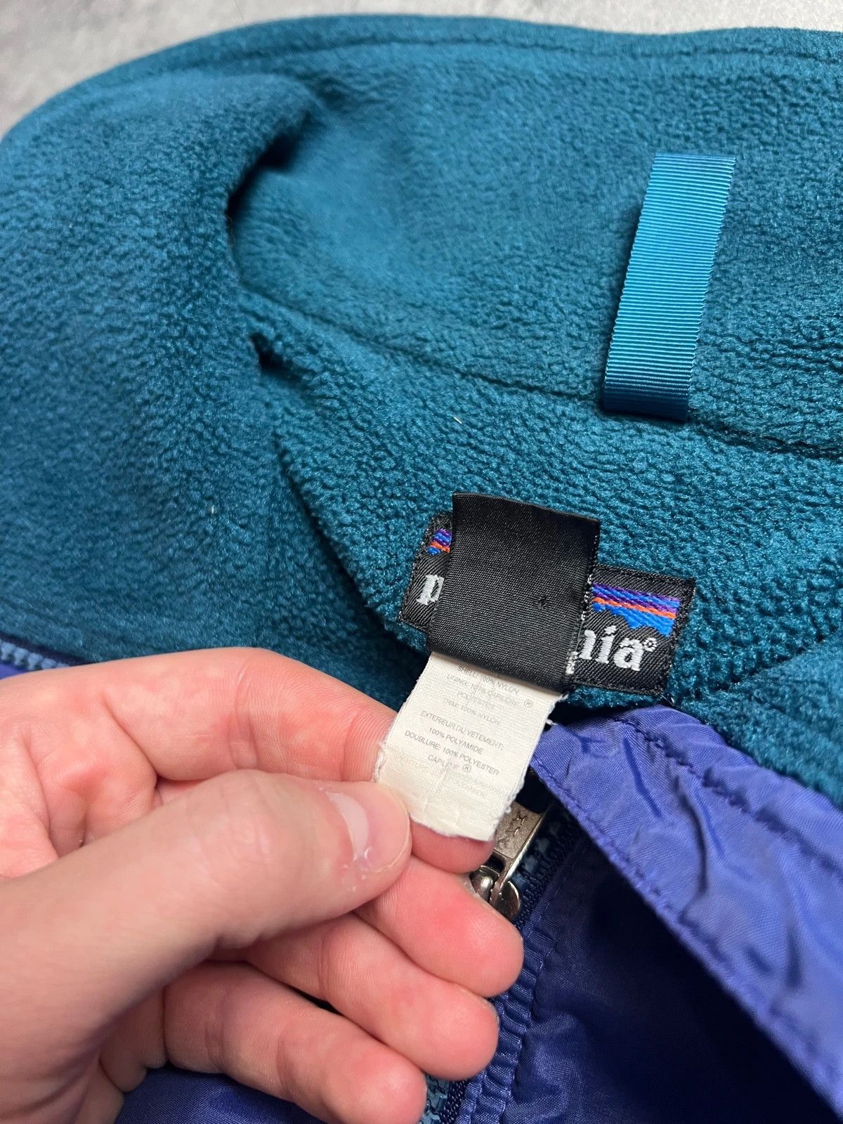 Patagonia Vintage blue patagonia light jacket Size US XL / EU 56 / 4 - 8 Thumbnail