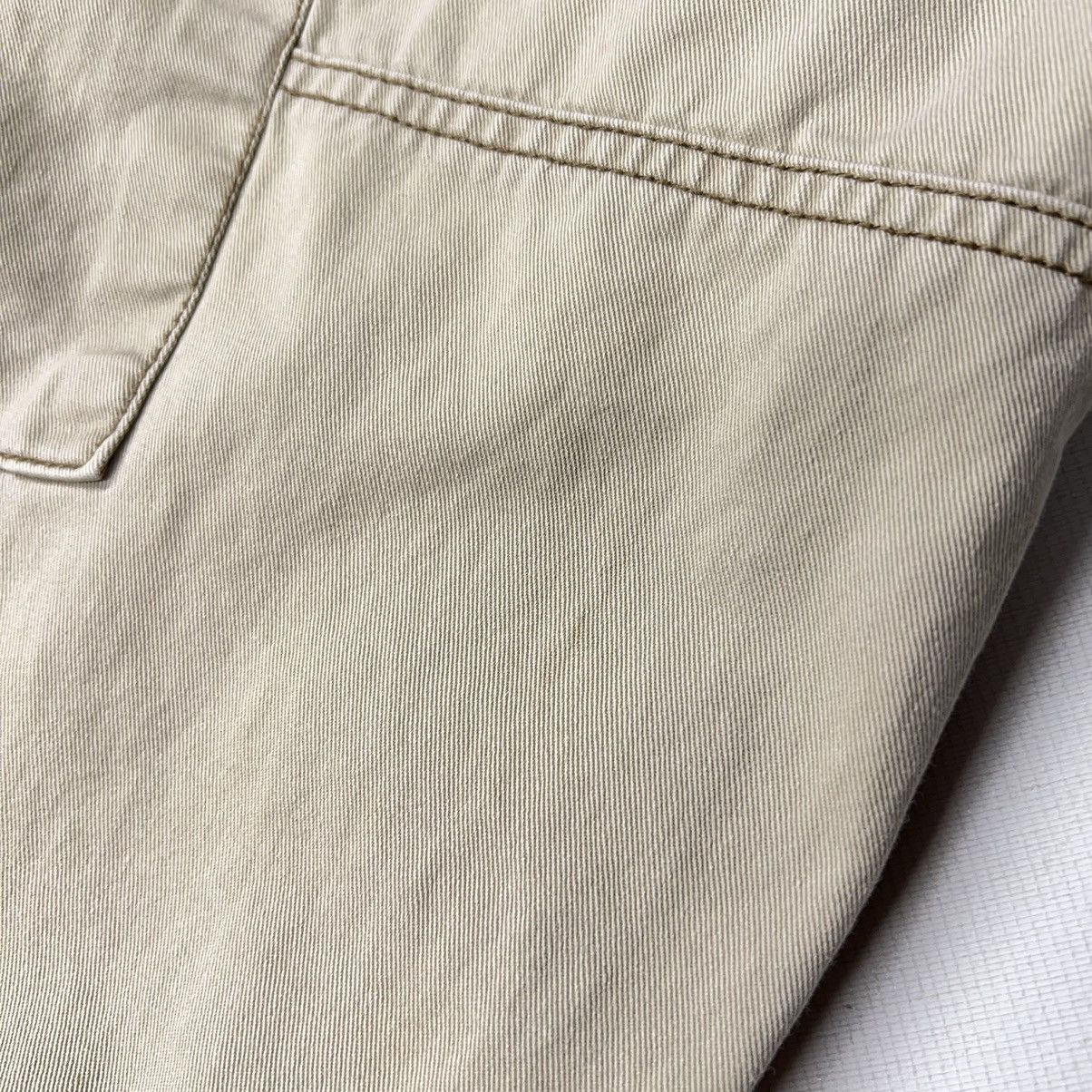 Vintage Iron Gear Cargo Pants Khaki Straight Pocket Baggy Workwear Size US 31 - 20 Thumbnail