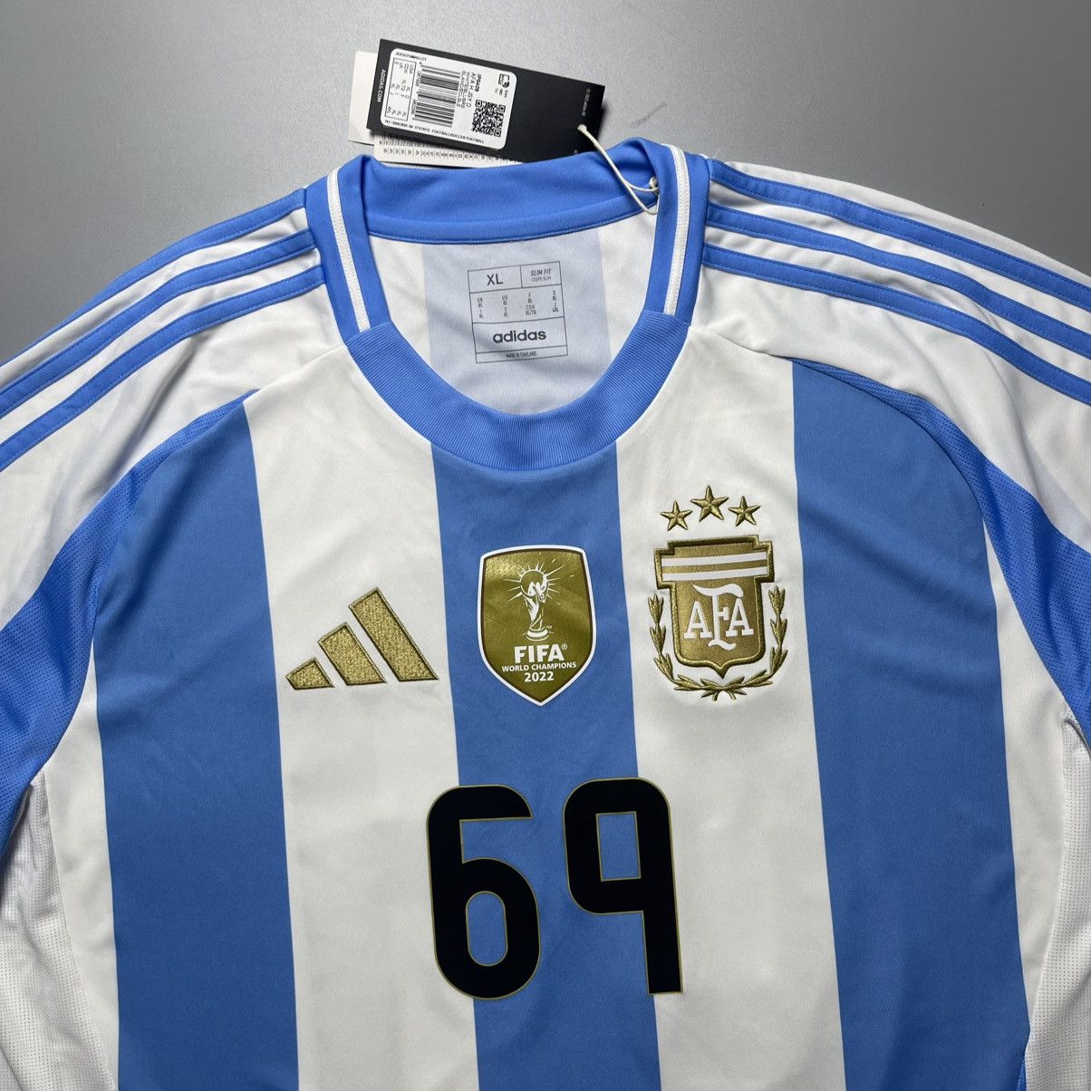 Adidas ARGENTINA ADIDAS 2024 FOOTBALL SOCCER HOME JERSEY Size US XL / EU 56 / 4 - 4 Thumbnail