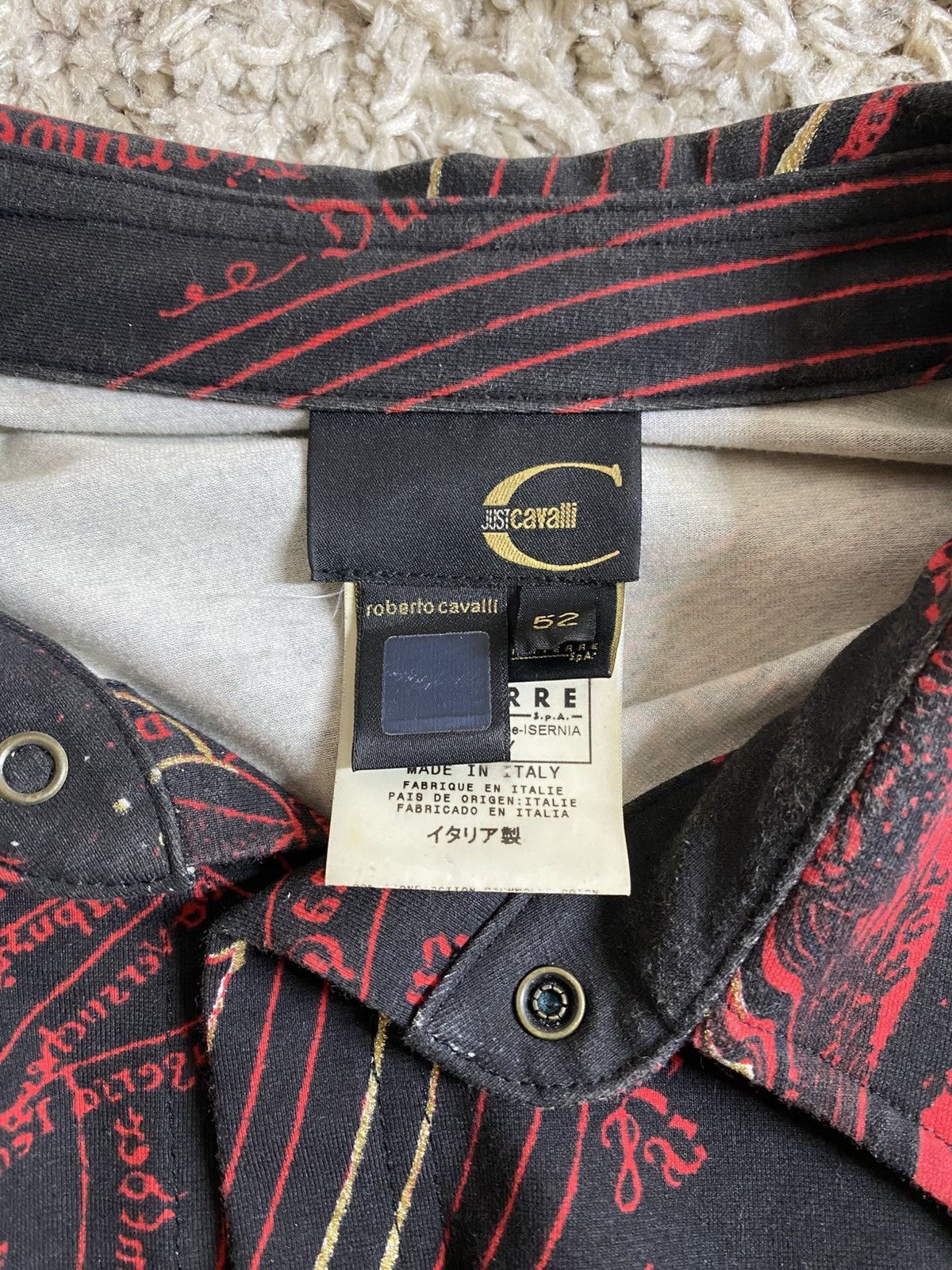 Roberto Cavalli The AW2003 Roberto Cavalli Astrology Resurrection Shirt Size US M / EU 48-50 / 2 - 4 Thumbnail