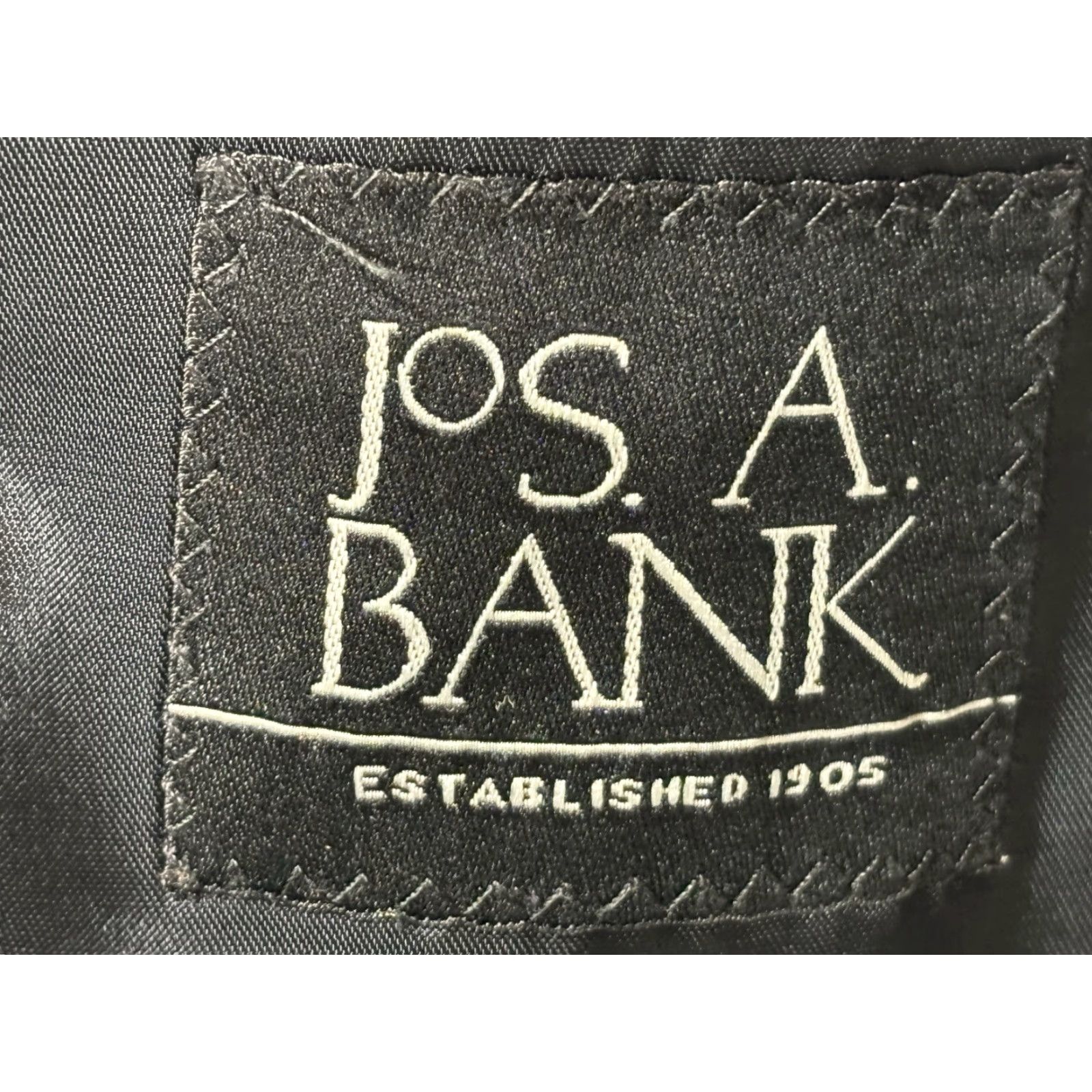 Jos. A. Bank Jos A Bank Blazer Sport Coat 46L Mens Navy Wool Bamboo Blend Classic Career Soft Solid Long Blazer Mens Size 46R - 6 Thumbnail