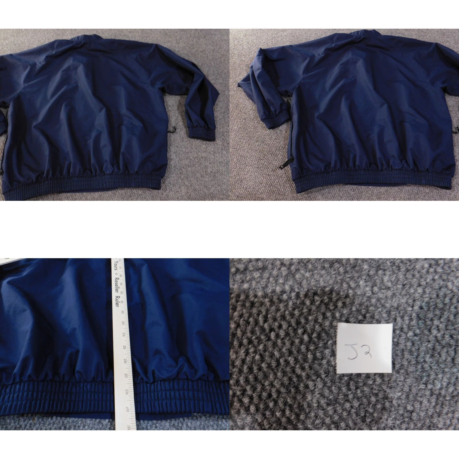 Nike VINTAGE Nike Sweatshirt Mens 2XL Blue Pullover Windbreaker Snap Logo Long Sleeve Mock Neck Knit Polyester Sweatshirt Size US XXL / EU 58 / 5 - 9 Thumbnail