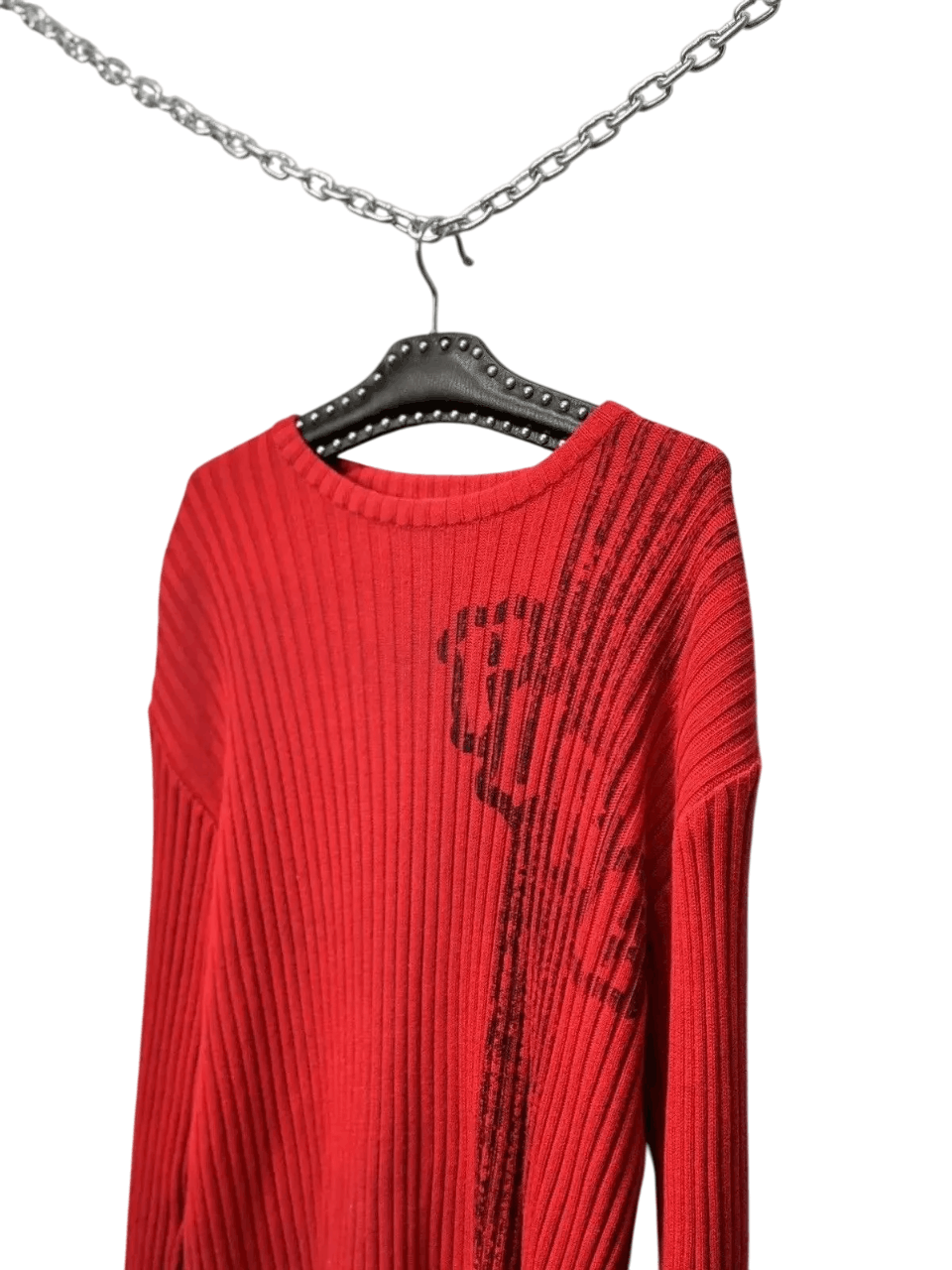 Japanese Brand Vintage Y2K Distressed Striped Sweater Faded knit Y2K Effect Size US M / EU 48-50 / 2 - 3 Thumbnail