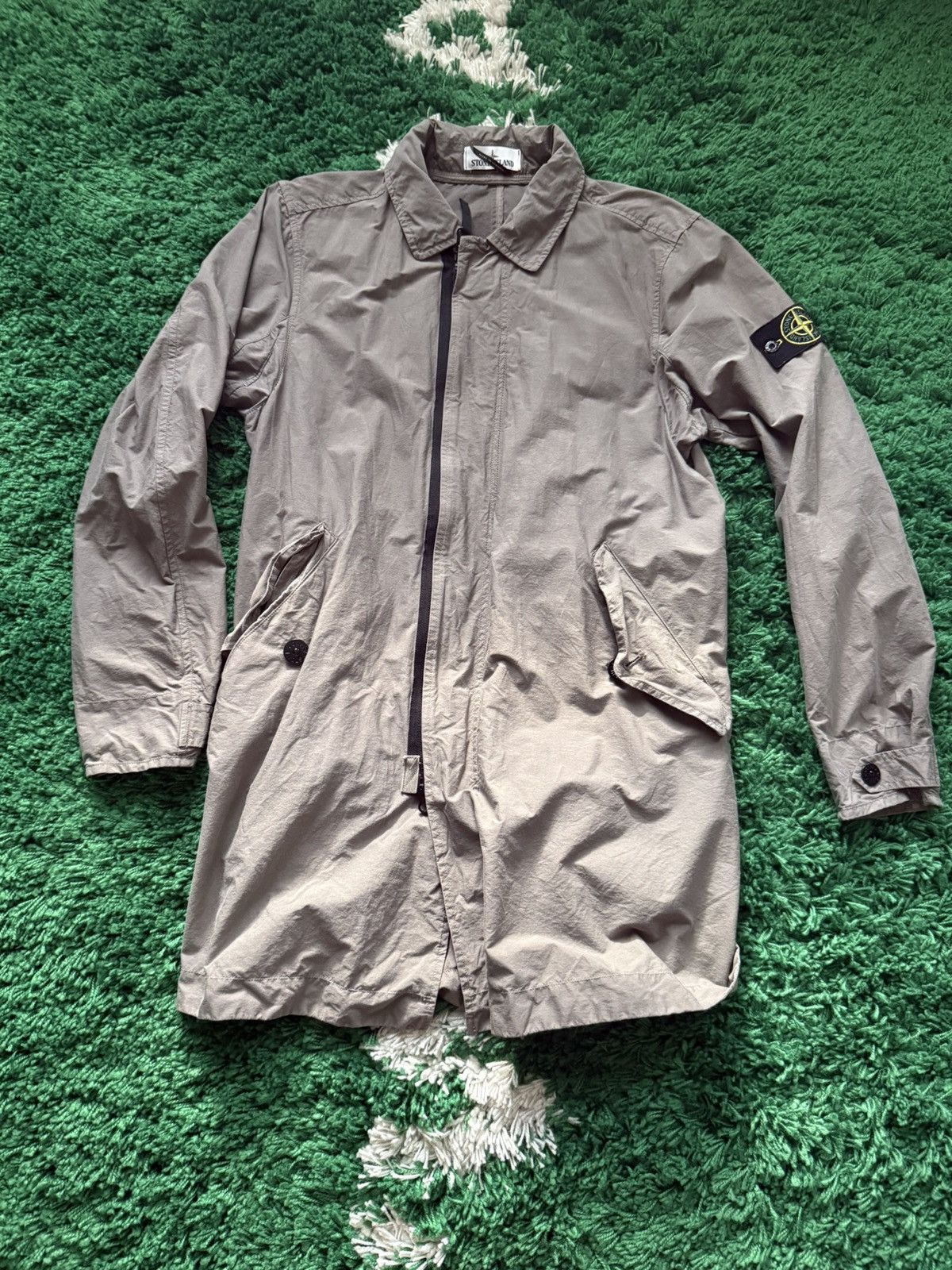 Stone Island Stone Island Light Cotton/Nylon Twill Short Coat ‘17 Size US S / EU 44-46 / 1 - 1 Thumbnail