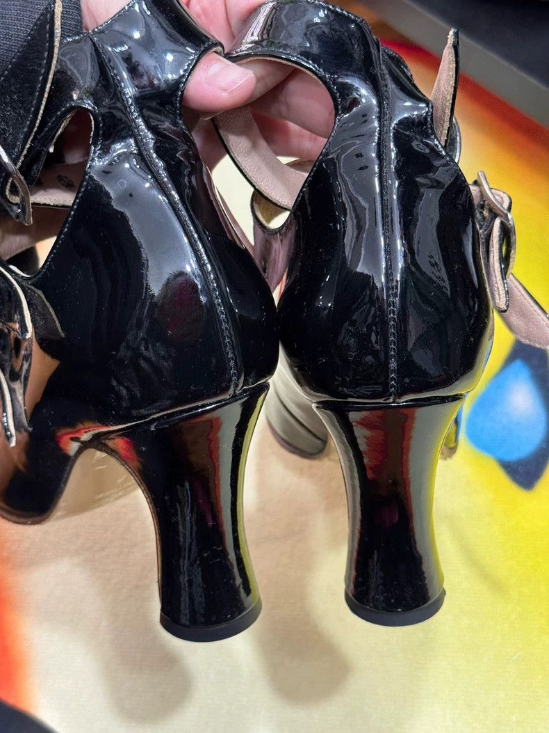 Vivienne Westwood Vivienne Westwood Black leather cat paw heels Size US 7.5 / IT 37.5 - 3 Thumbnail
