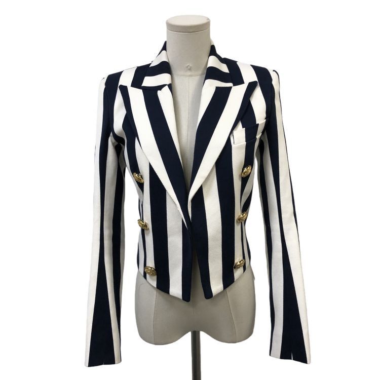Balmain Balmain Striped Blazer Size 36 Size XS / US 0-2 / IT 36-38 - 1 Thumbnail