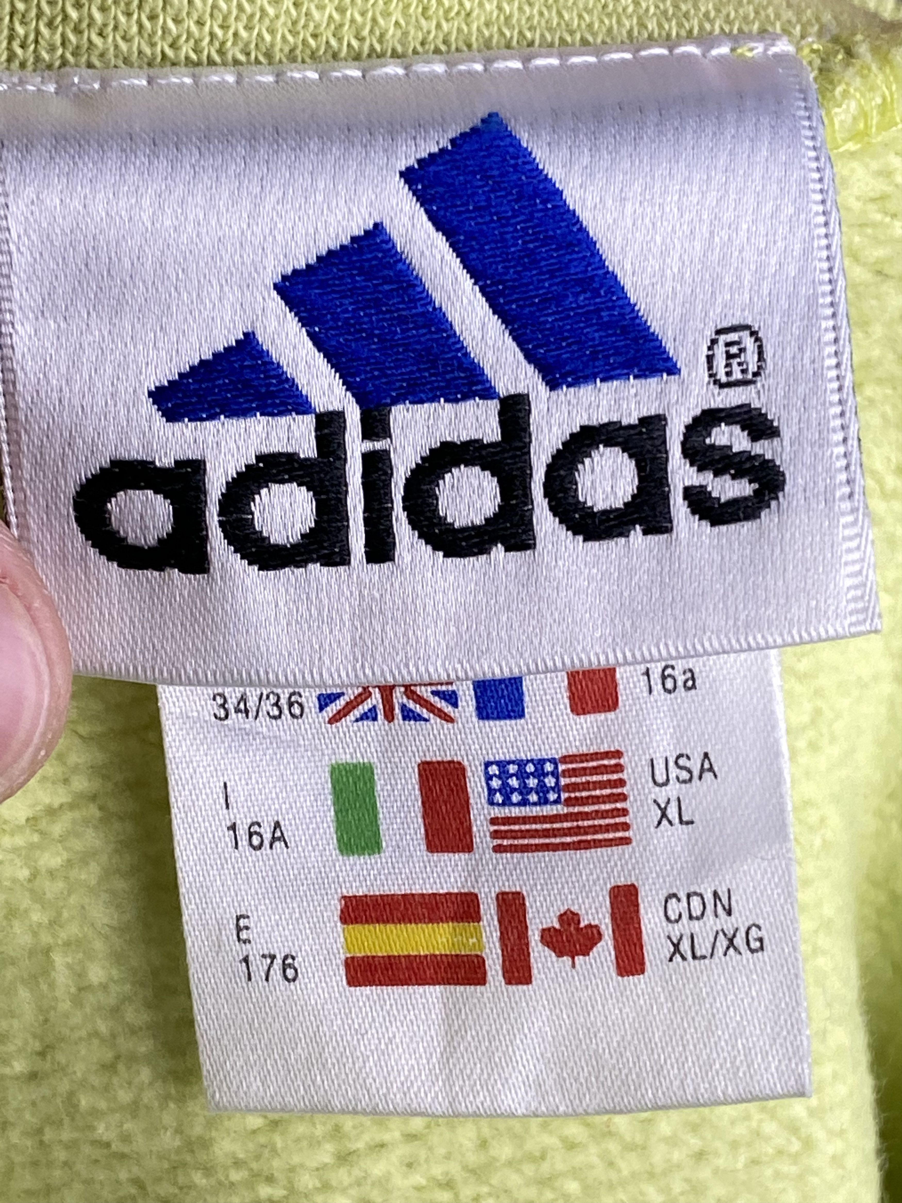 Adidas × Vintage 90s Adidas Vintage Girls Cropped Sweatshirt - XL Size XL / US 12-14 / IT 48-50 - 5 Thumbnail