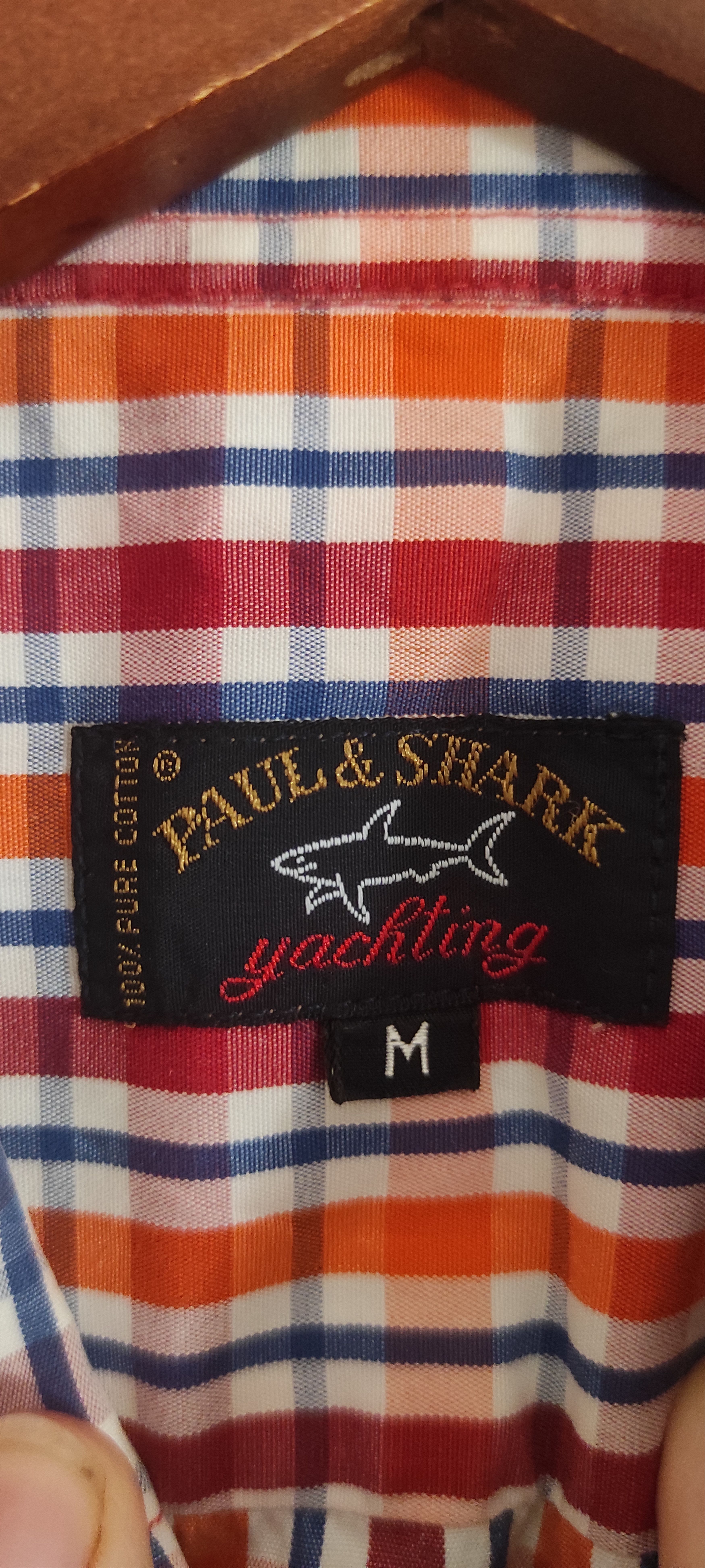Paul & Shark Paul & Shark Mens Gingham Short Sleeve Shirt M Size US M / EU 48-50 / 2 - 5 Thumbnail