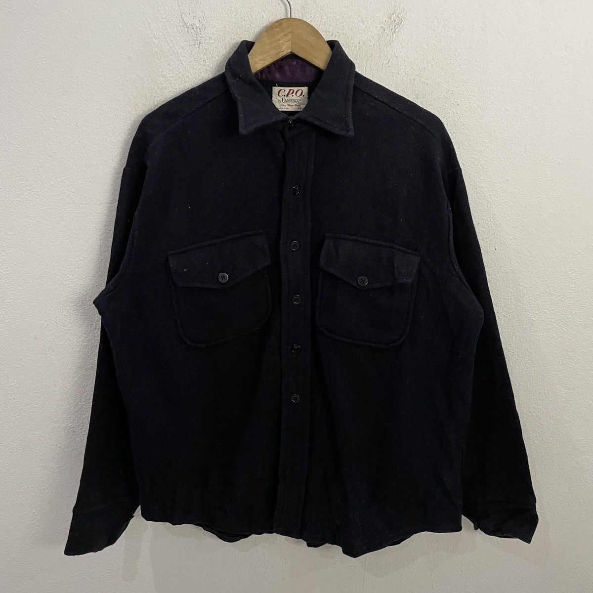 CPO Vintage 90s C.P.O By Campus Wool Jacket Size US L / EU 52-54 / 3 - 1 Thumbnail