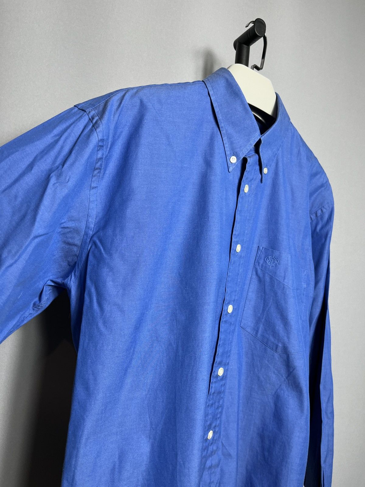 Dior Christian Dior blue shirt button down mens cotton luxury Size US L / EU 52-54 / 3 - 4 Thumbnail