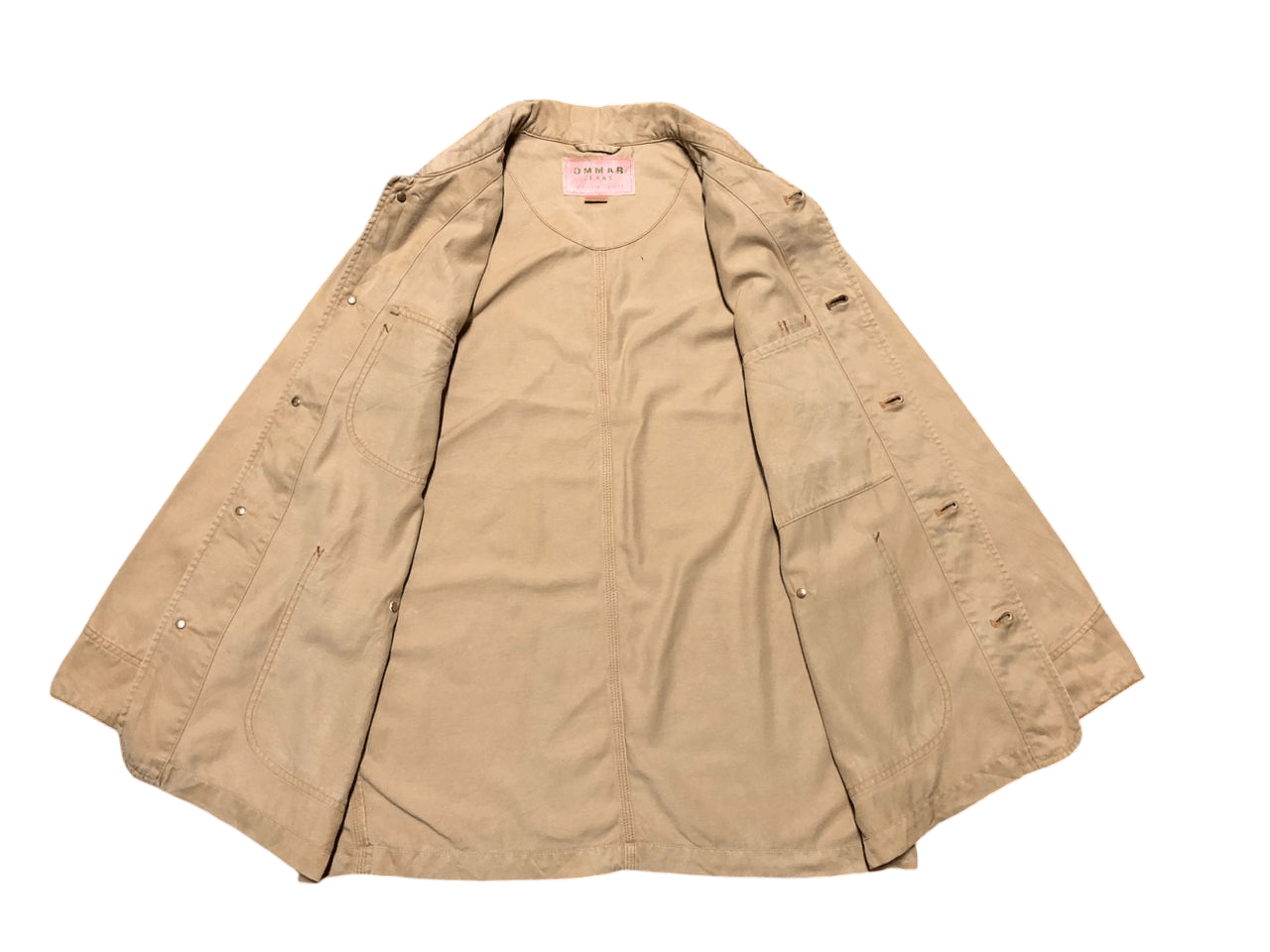 Japanese Brand × Vintage Vintage Ommar Jeans Chore Jacket Brown Size US M / EU 48-50 / 2 - 3 Thumbnail