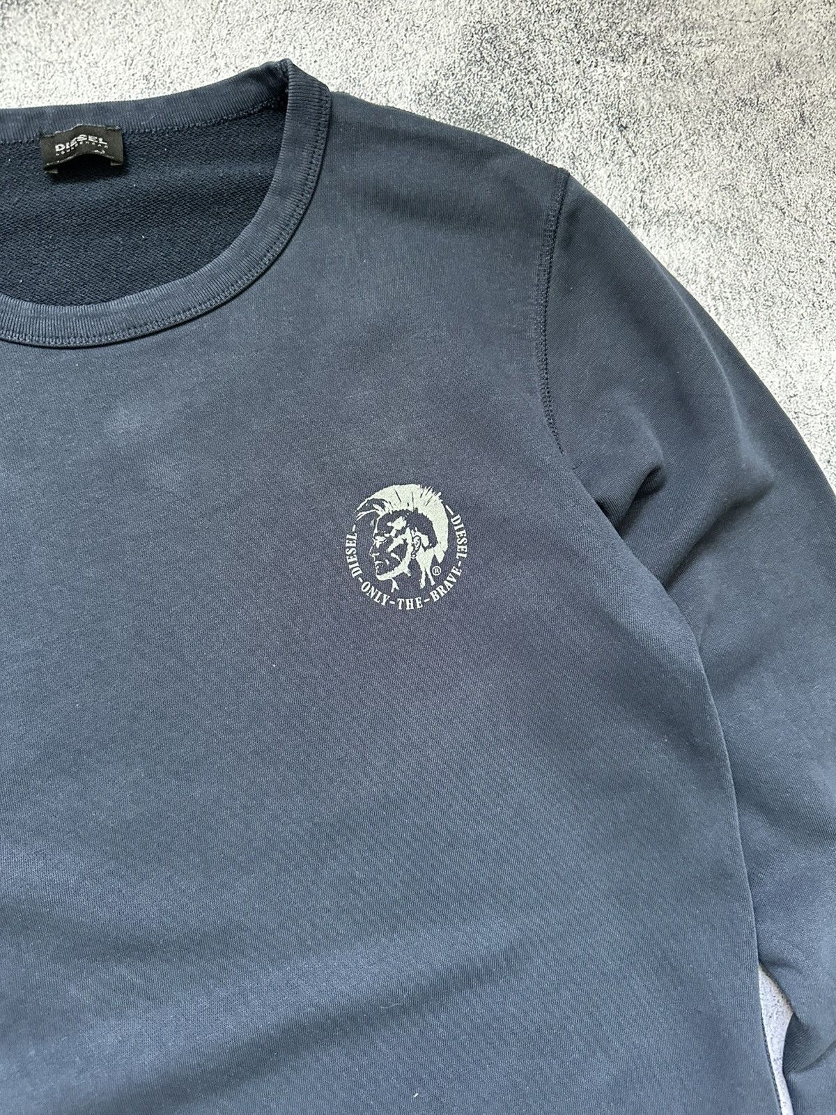 Diesel Vintage Diesel Sweatshirt Logo Grey Y2K Size US M / EU 48-50 / 2 - 6 Thumbnail