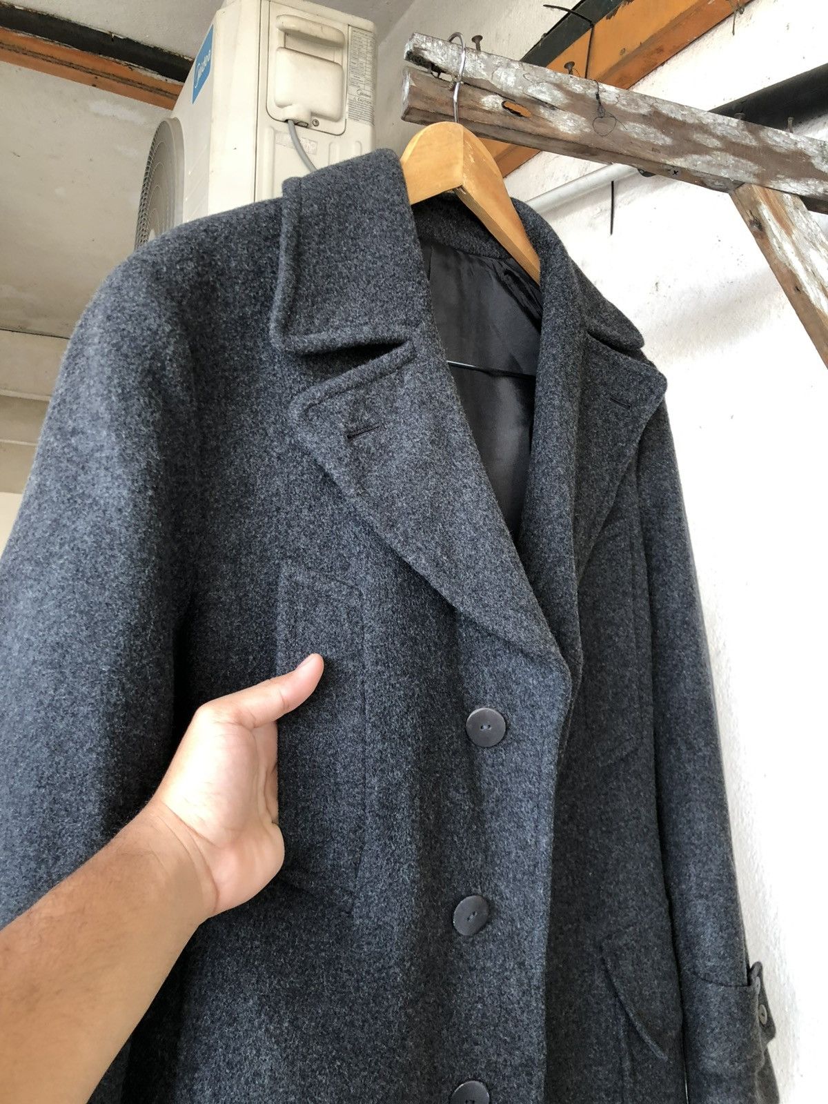 Jean Paul Gaultier Vintage Jean Gaultier Homme Single Breasted Wool Long Coat Size US M / EU 48-50 / 2 - 10 Thumbnail