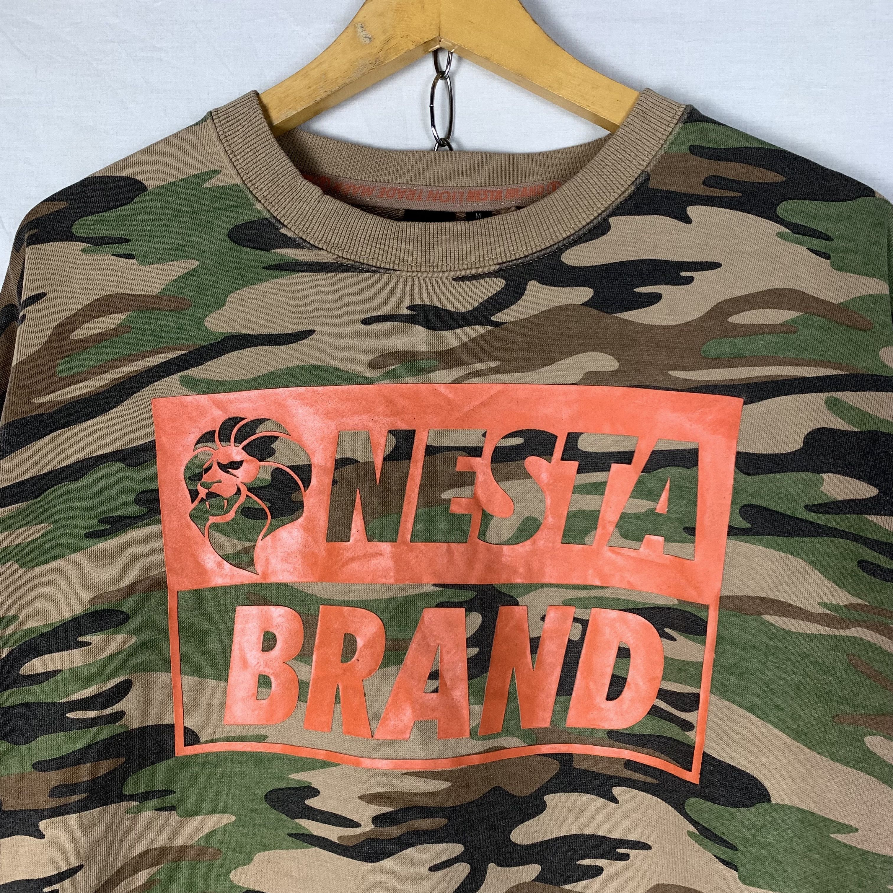 Japanese Brand Nesta Brand Japan Camo Sweatshirt Crewneck Size US M / EU 48-50 / 2 - 4 Thumbnail