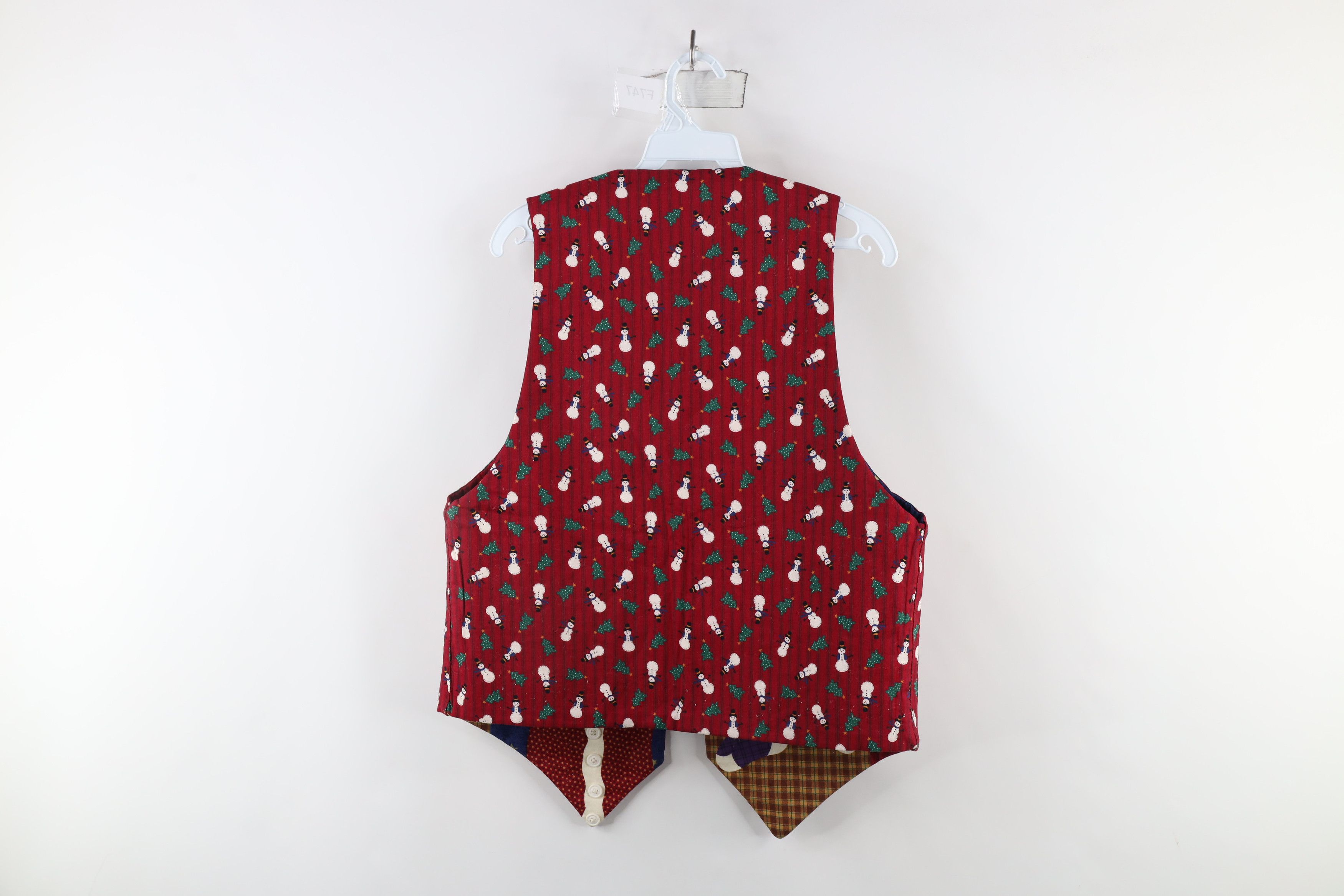 Vintage Vintage 90s Streetwear Reversible Christmas Vest Jacket Size M / US 6-8 / IT 42-44 - 16 Thumbnail