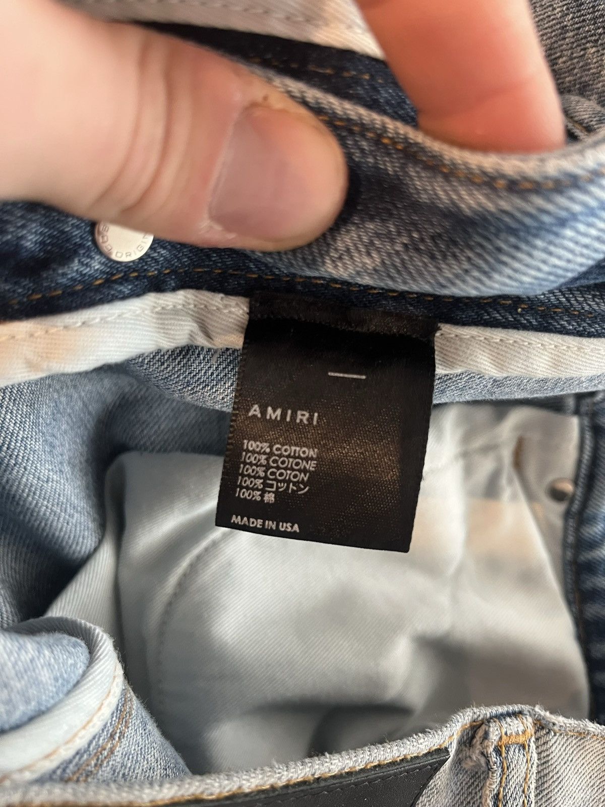 Amiri Amiri Straight Leg Carpenter Distressed Size US 32 / EU 48 - 6 Thumbnail