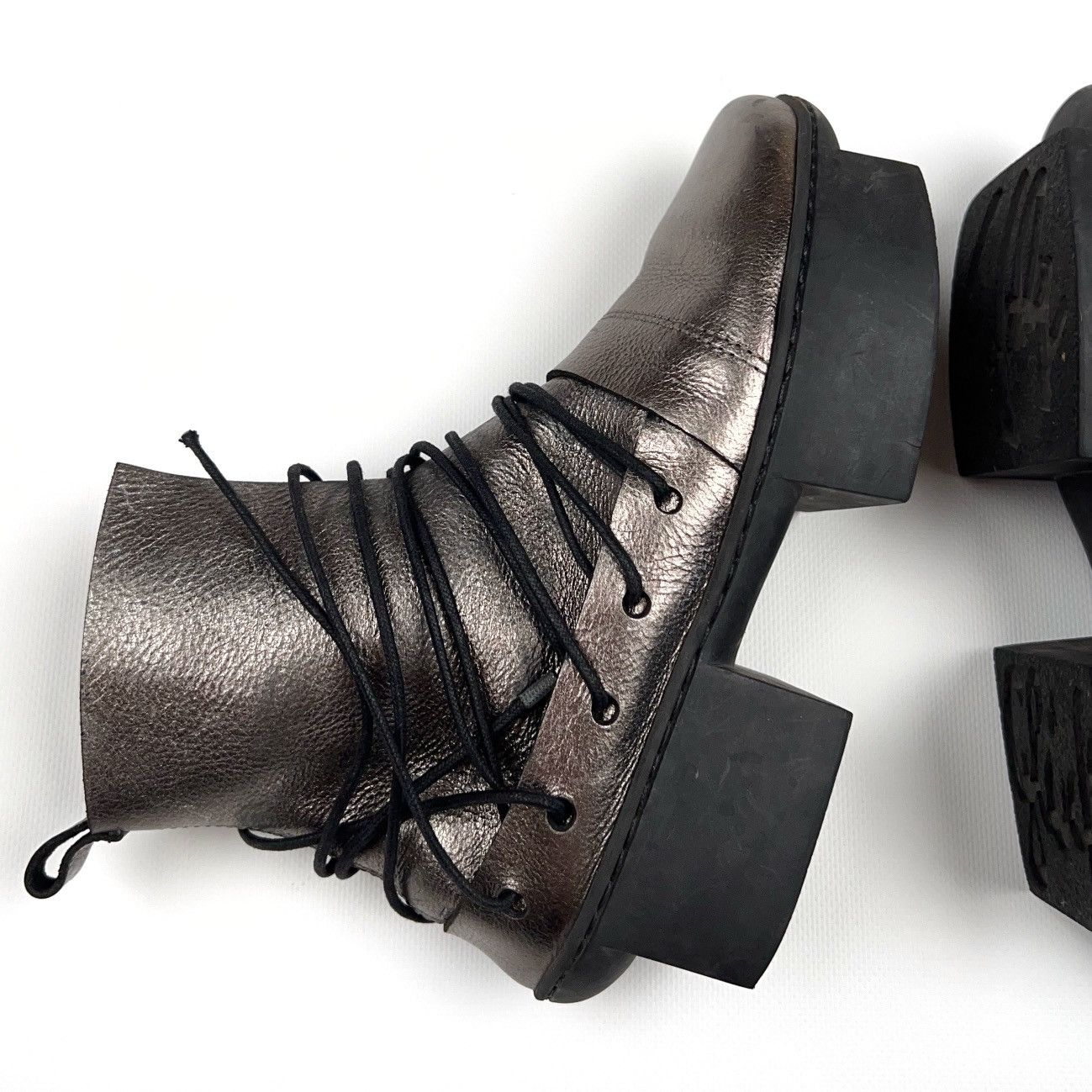Trippen Trippen Platform Leather Shoes Geisha Happy Dream Avantgarde Size US 5 / IT 35 - 15 Thumbnail