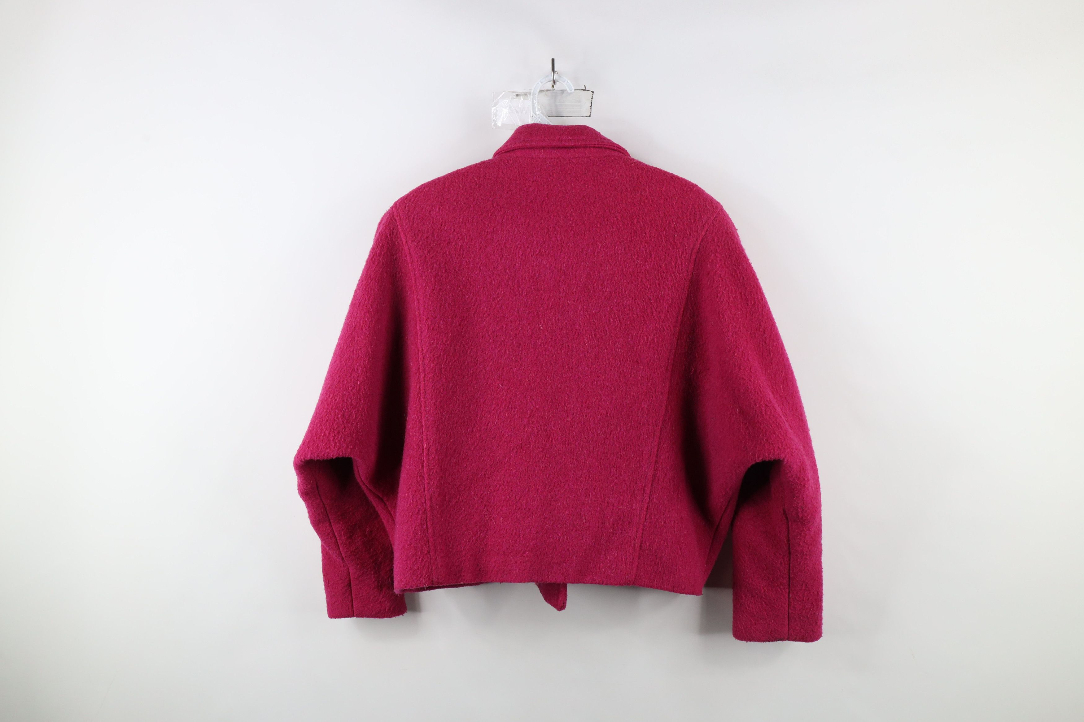 Vintage Vintage 80s 90s Streetwear Sleeve Wool Cropped Blazer Jacket Size S / US 4 / IT 40 - 11 Thumbnail