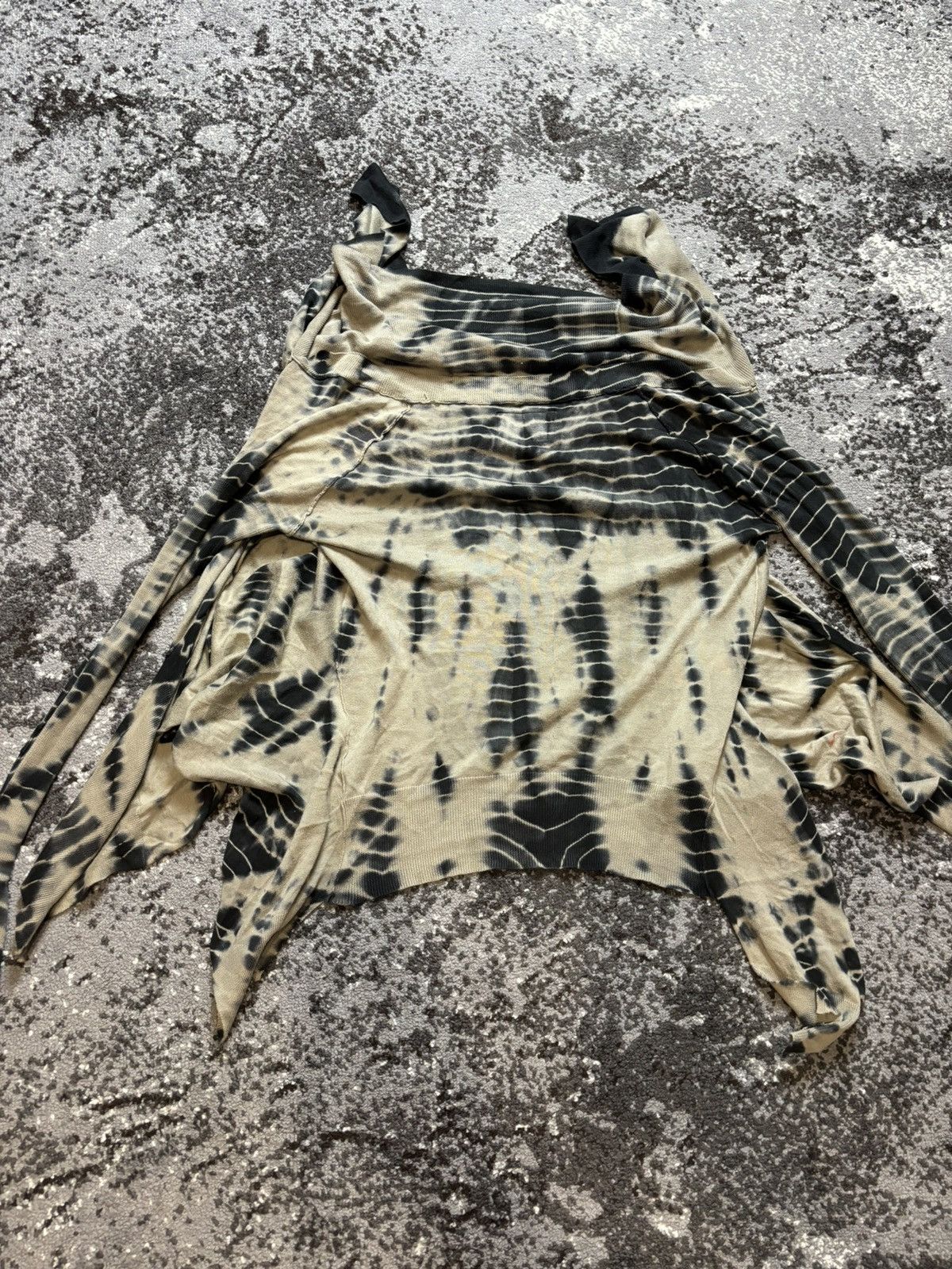 Allsaints × Japanese Brand × Vintage Vintage AllSaints Gilet Tie Dye Cascade Vest Cardigan Size XL / US 12-14 / IT 48-50 - 9 Thumbnail