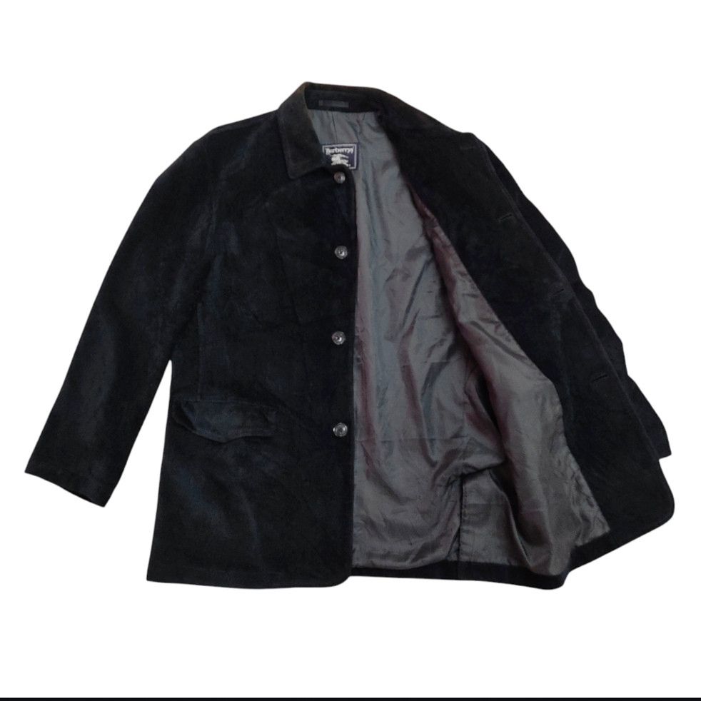 Burberry Vintage Burberry Rayon Corduroy Button Up Blazer Jacket Size US XL / EU 56 / 4 - 13 Thumbnail