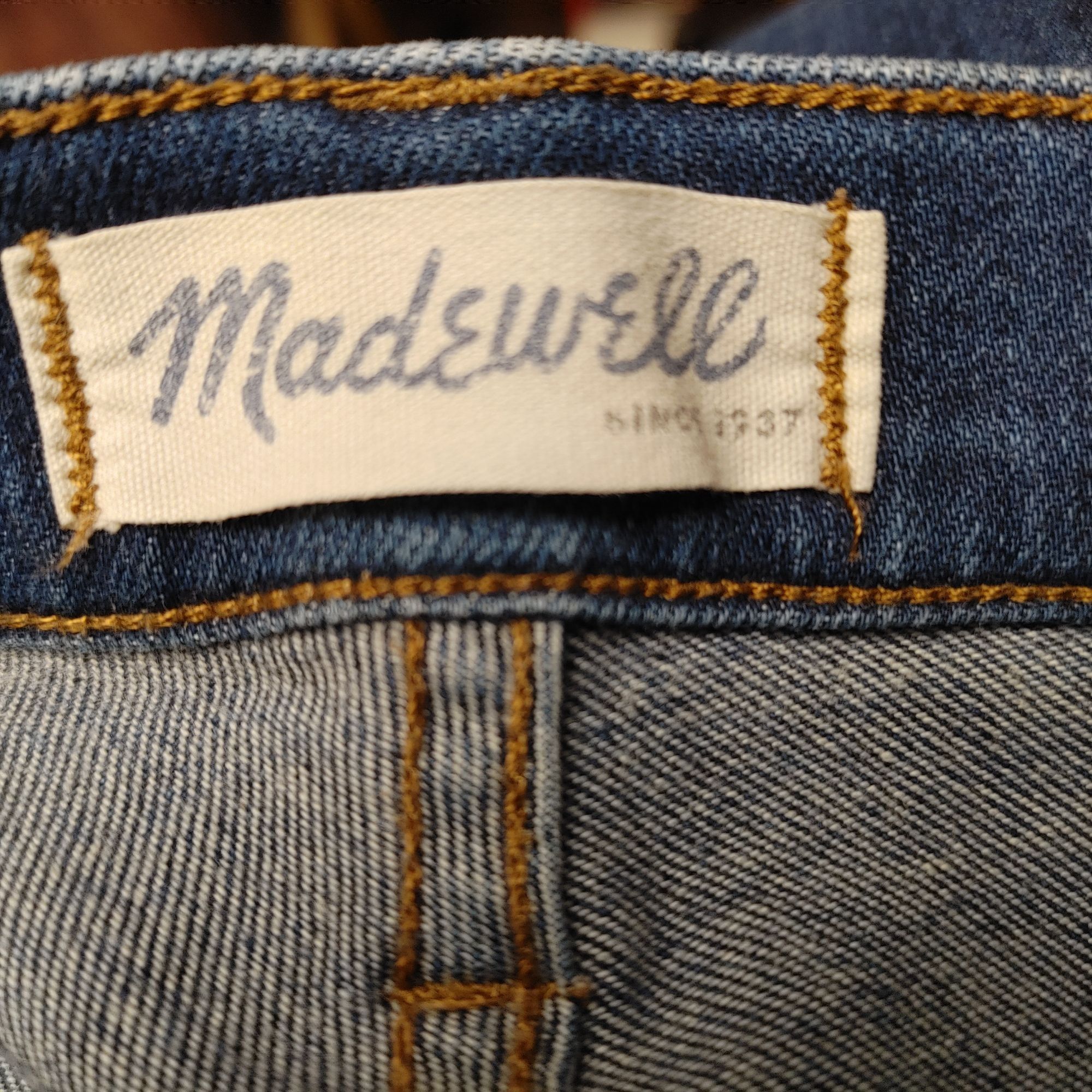 Madewell Madewell Women's Medium Blue Wash High Rise Skinny Denim Jea Size 26" / US 2 / IT 38 - 3 Thumbnail