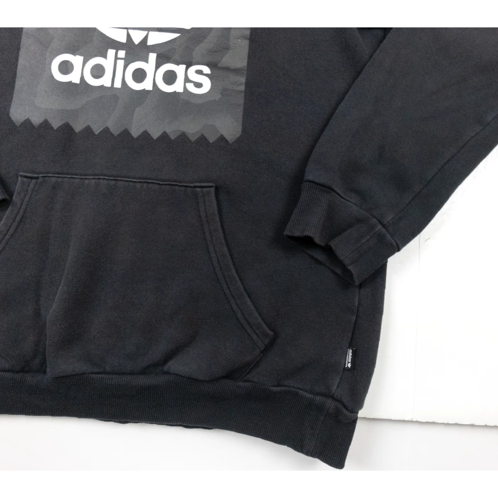 Adidas Adidas Hoodie Men’s Small Black Trefoil Logo Pullover Sweatshirt Adult Regular Fit Size US S / EU 44-46 / 1 - 3 Thumbnail
