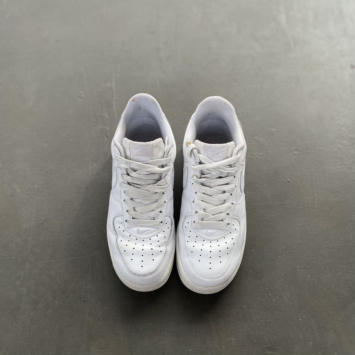 Nike × Supreme Nike Air Force 1 Low Supreme White Size US 9 / EU 42 - 4 Thumbnail