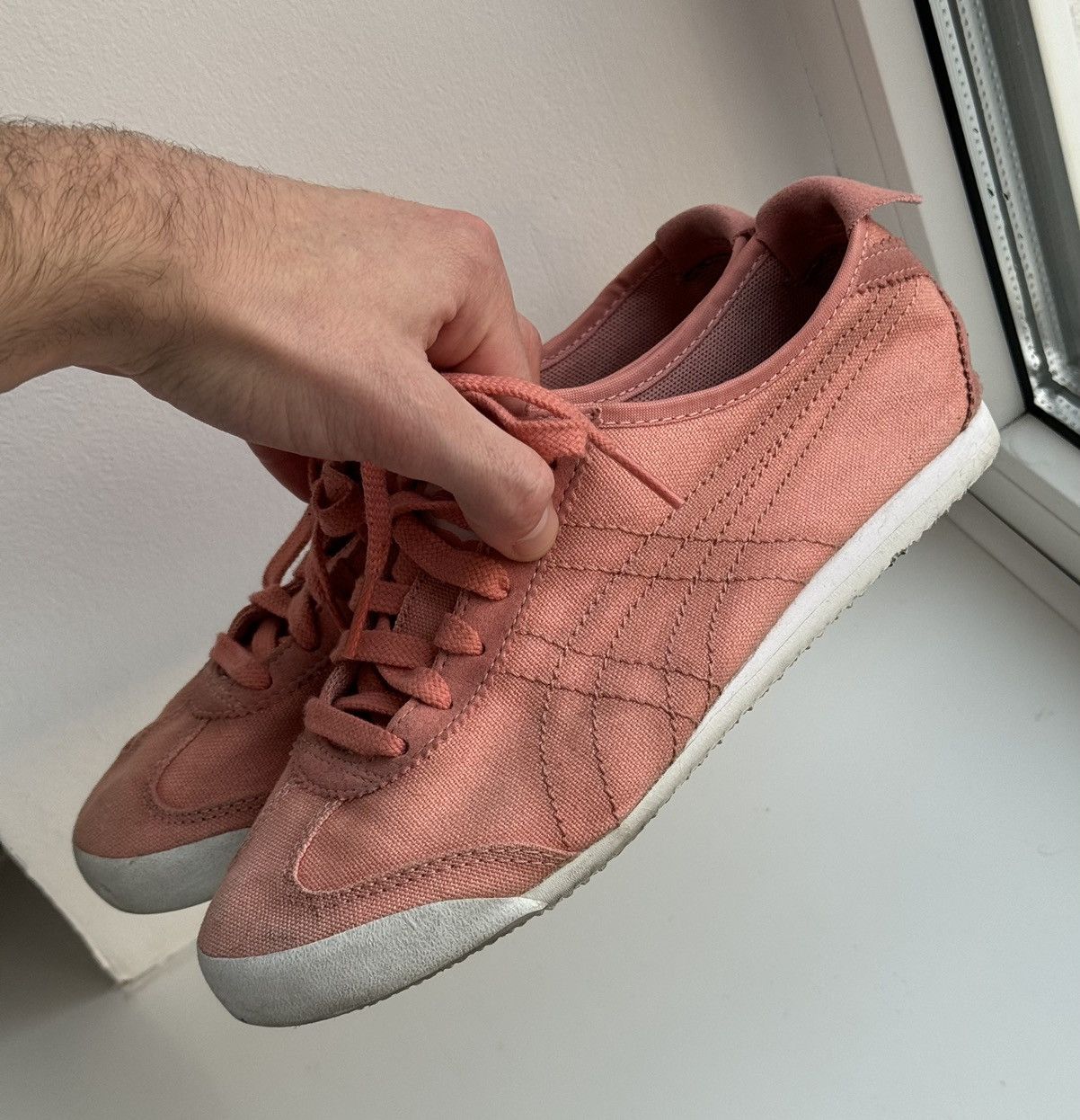 Asics × Vintage ASICS onitsuka tiger Mexico 66 coral EUR38/US7 sneaker shoes Size US 7 / IT 37 - 24 Thumbnail