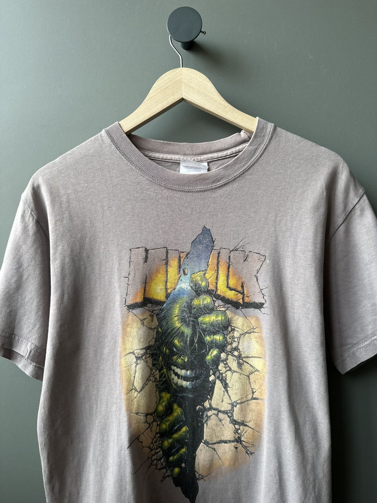 Hanes Vintage 2003 Marvel Comics Hulk Graphic Print Tee Size US M / EU 48-50 / 2 - 2 Thumbnail