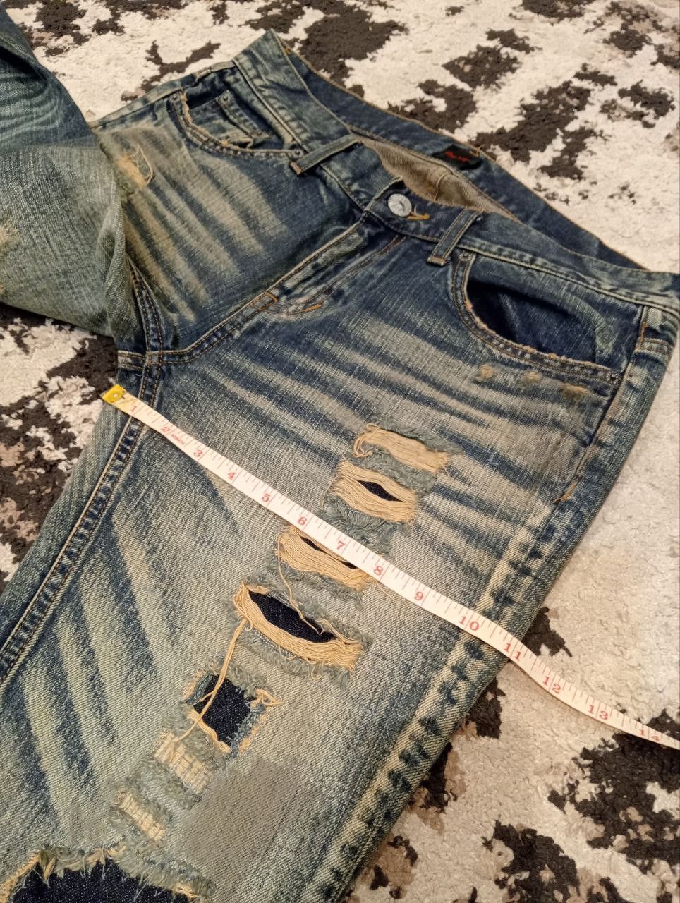 JACKROSE Vintage Jackrose Japan Distressed Look Jeans - Size 33 Size US 33 - 14 Thumbnail