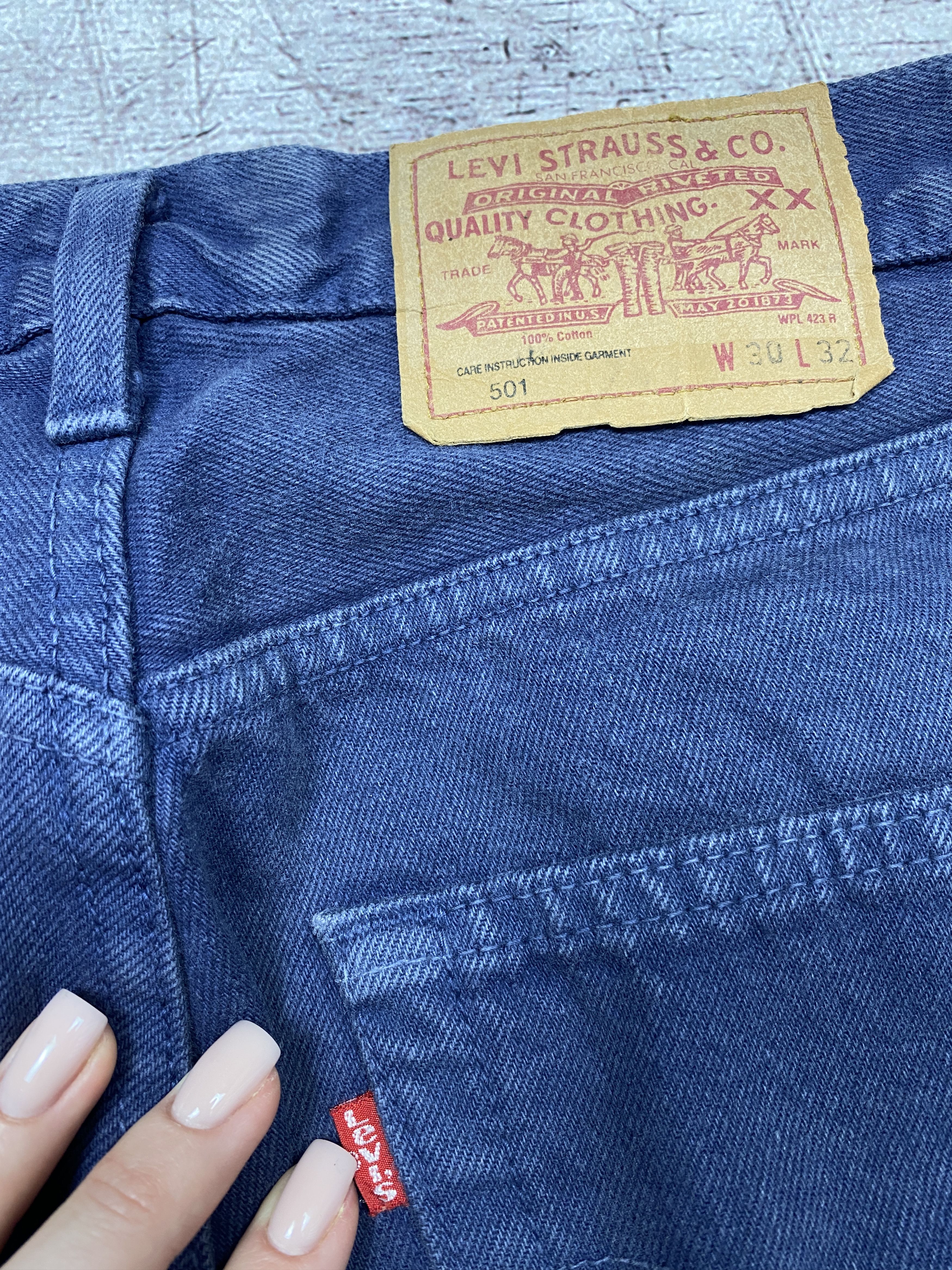 Levi's Vintage Clothing × Vintage Levi's 501 90s Vintage Jeans Made in USA Denim Pants Size US 30 / EU 46 - 3 Thumbnail