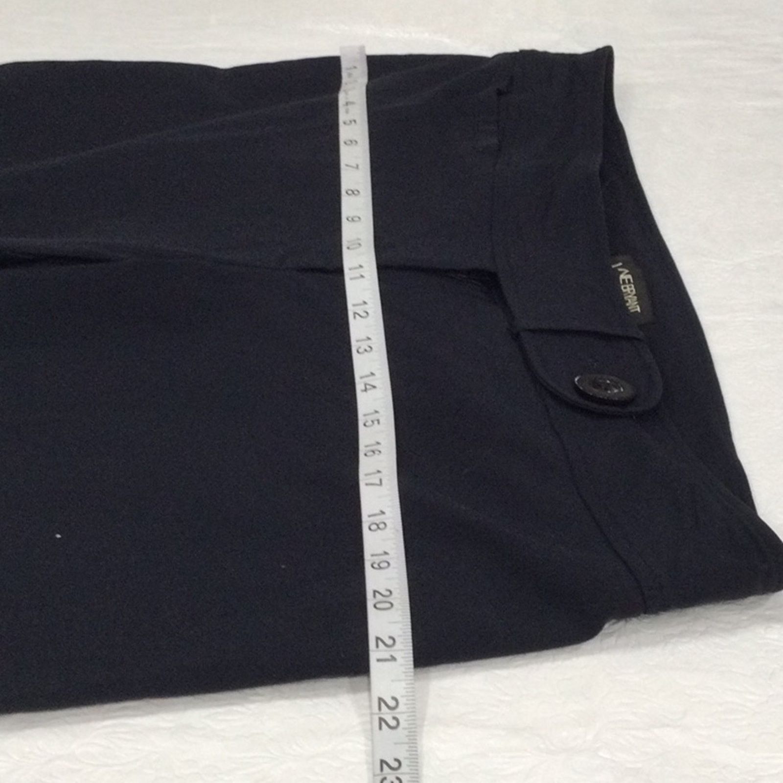 Other Lane Bryant Navy Button Back Pocket Cropped Capri Pant 16 Size 38" / US 16 / IT 52 - 11 Thumbnail