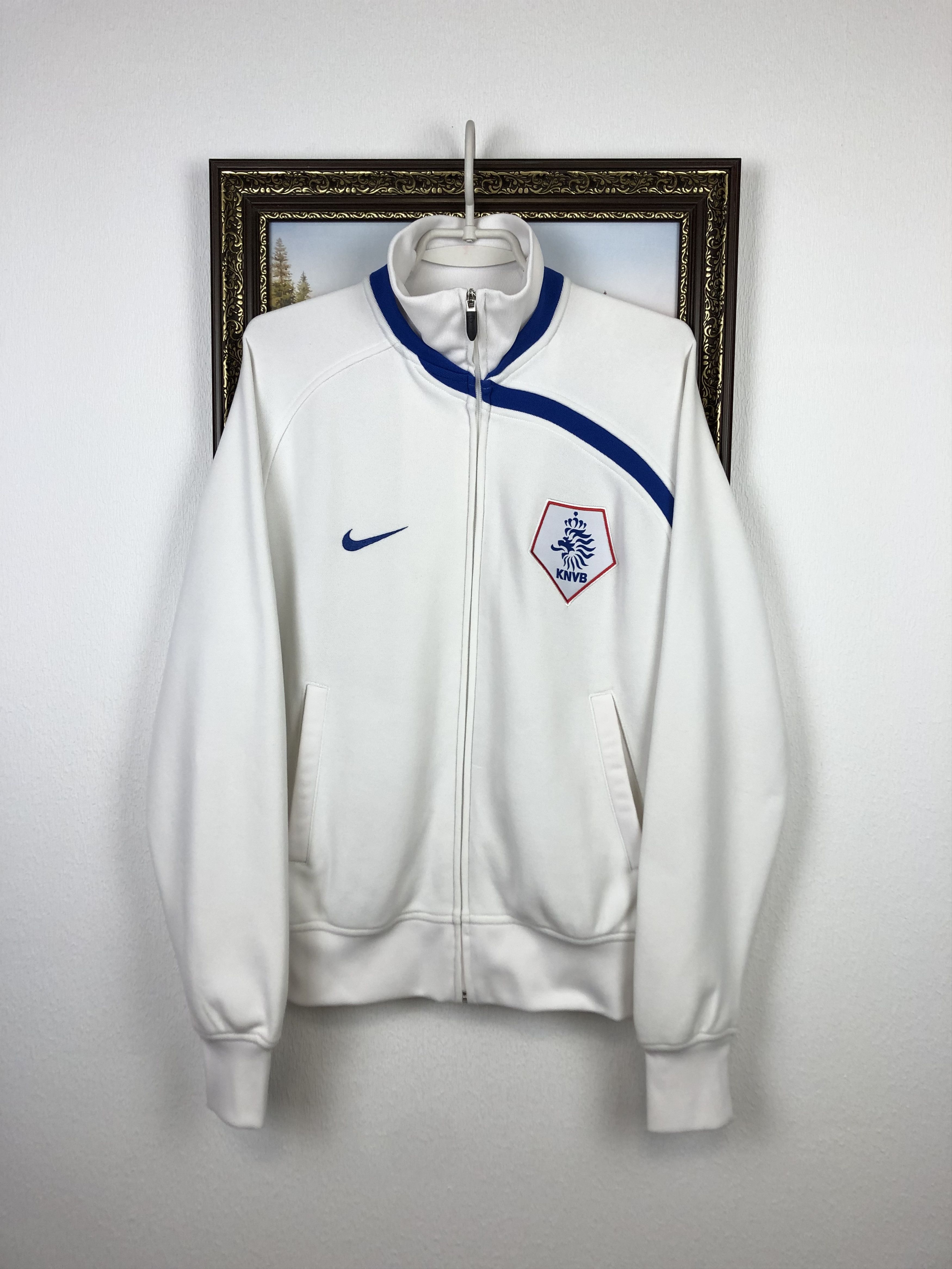 Nike Vintage Nike Netherlands Holland Football Jacket Soccer Size US M / EU 48-50 / 2 - 1 Thumbnail