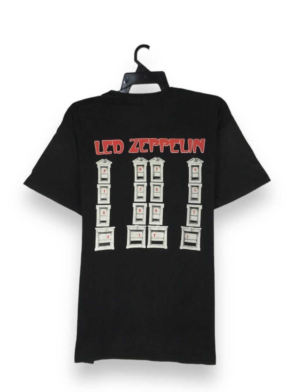 Band Tees Vintage 1988 Led Zeppelin Physical Graffiti album Size US L / EU 52-54 / 3 - 8 Thumbnail