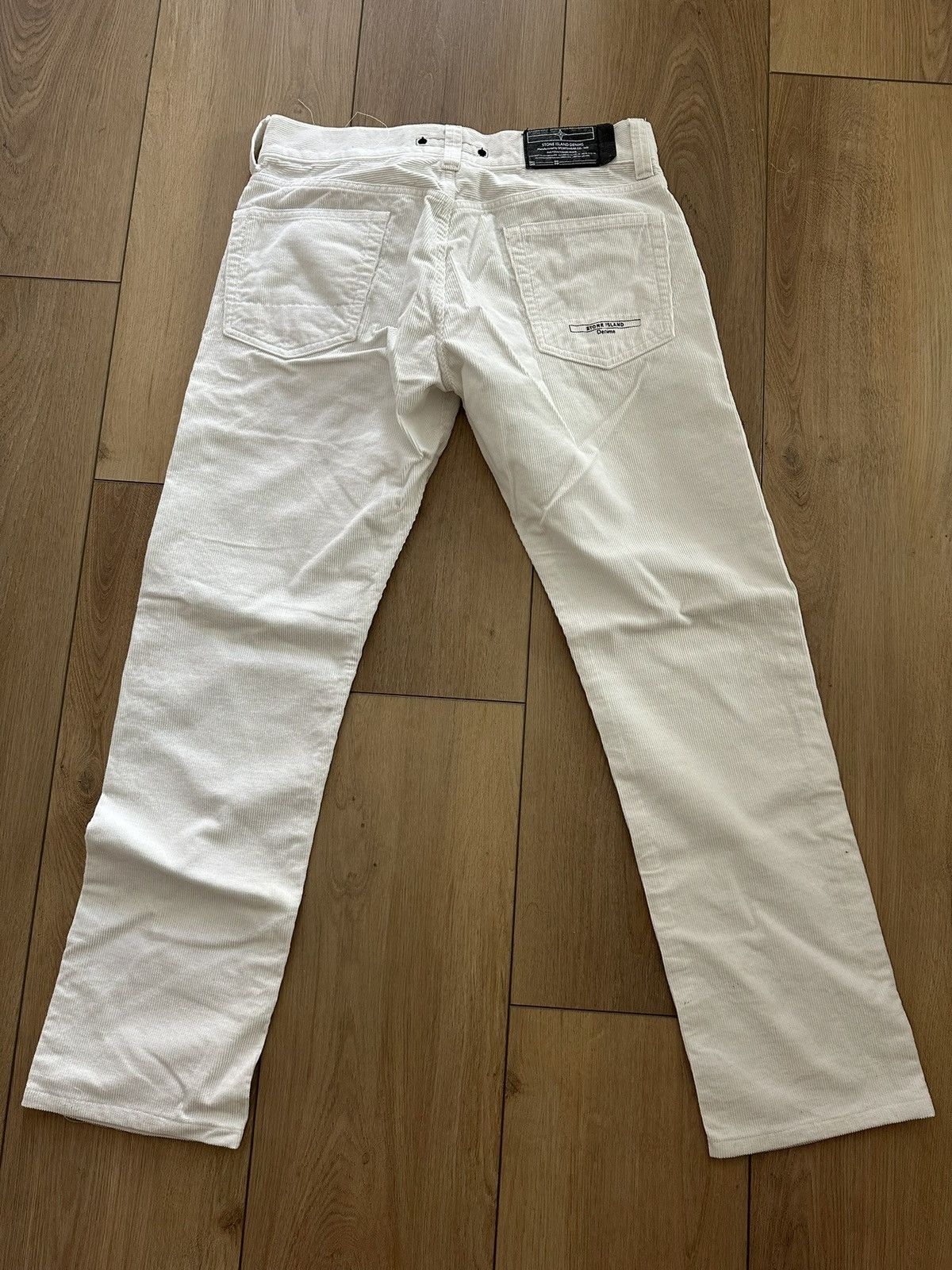 Stone Island Stone Island White Denim pants Size US 32 / EU 48 - 5 Thumbnail