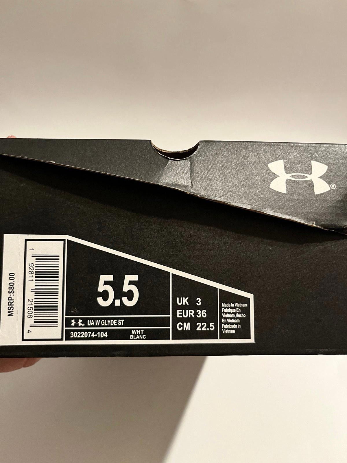 Under Armour Under Armour Women's UA Glyde ST Softball Cleats 5.5 White Size ONE SIZE - 5 Thumbnail