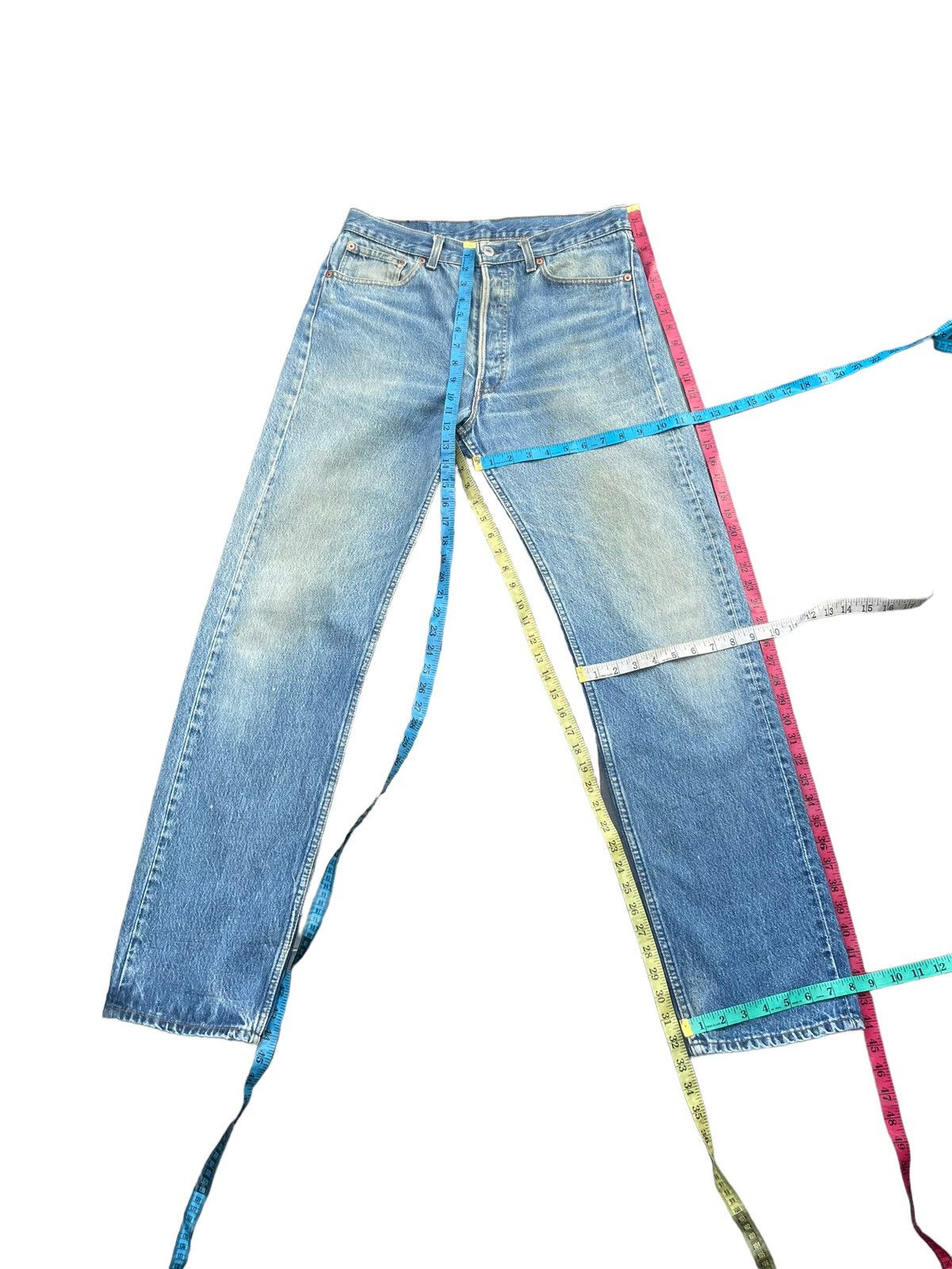 Levi's Vintage 1992 Levis 501 e Usa Size US 33 - 12 Thumbnail