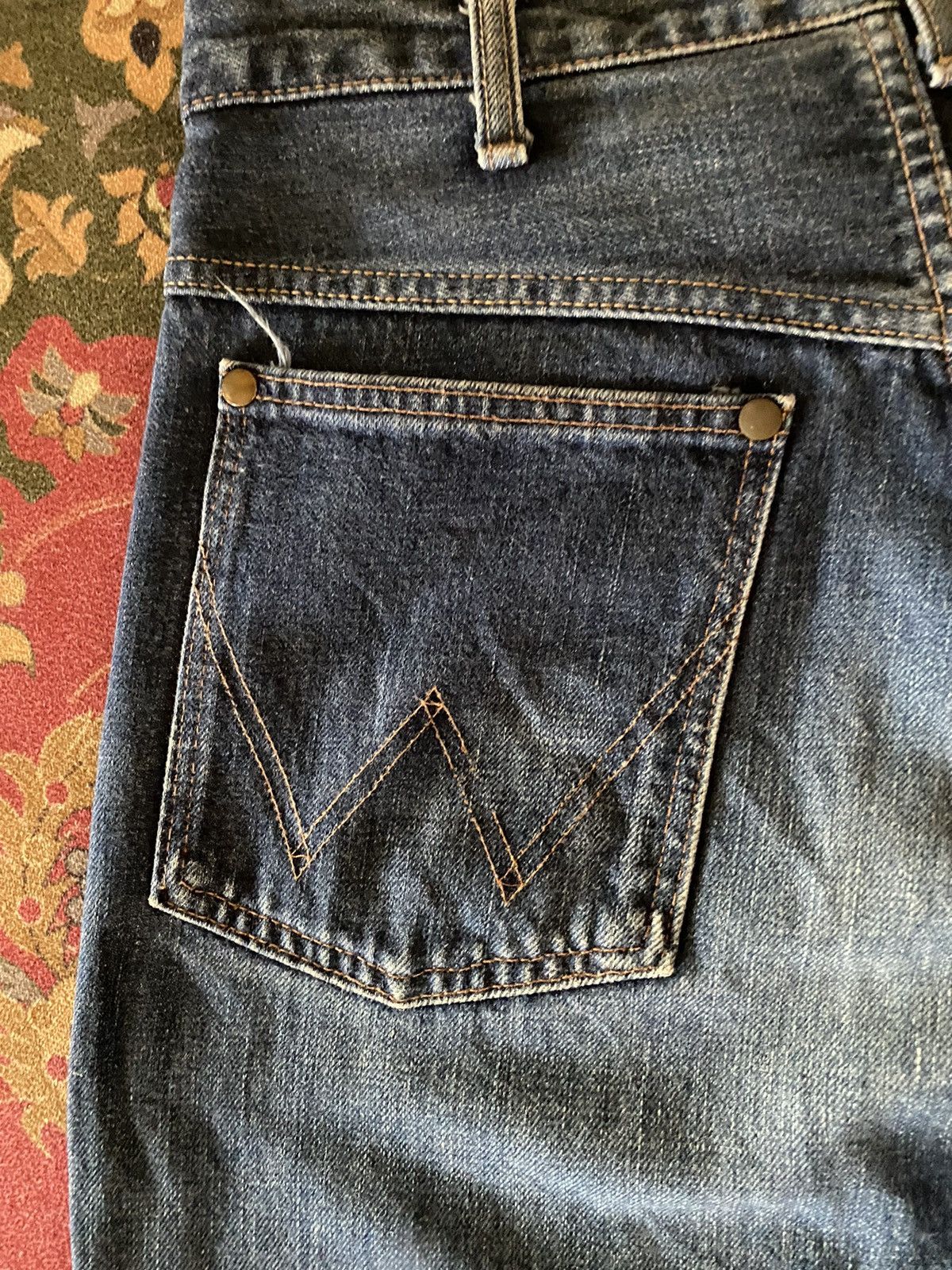 Japanese Brand × Vintage × Wrangler Vintage Wrangler Selvedge Denim Redline Pant Size US 28 / EU 44 - 6 Thumbnail