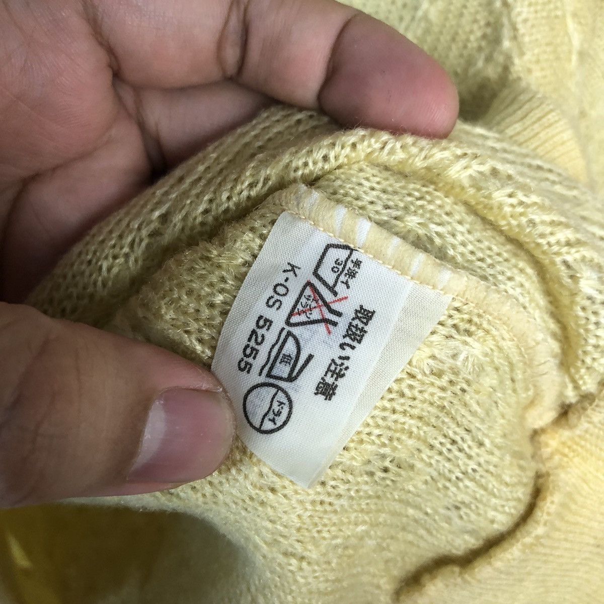 Homespun Knitwear M9 Sister japan vintage Yellow Knitwear #A2360 Size XS / US 0-2 / IT 36-38 - 11 Thumbnail