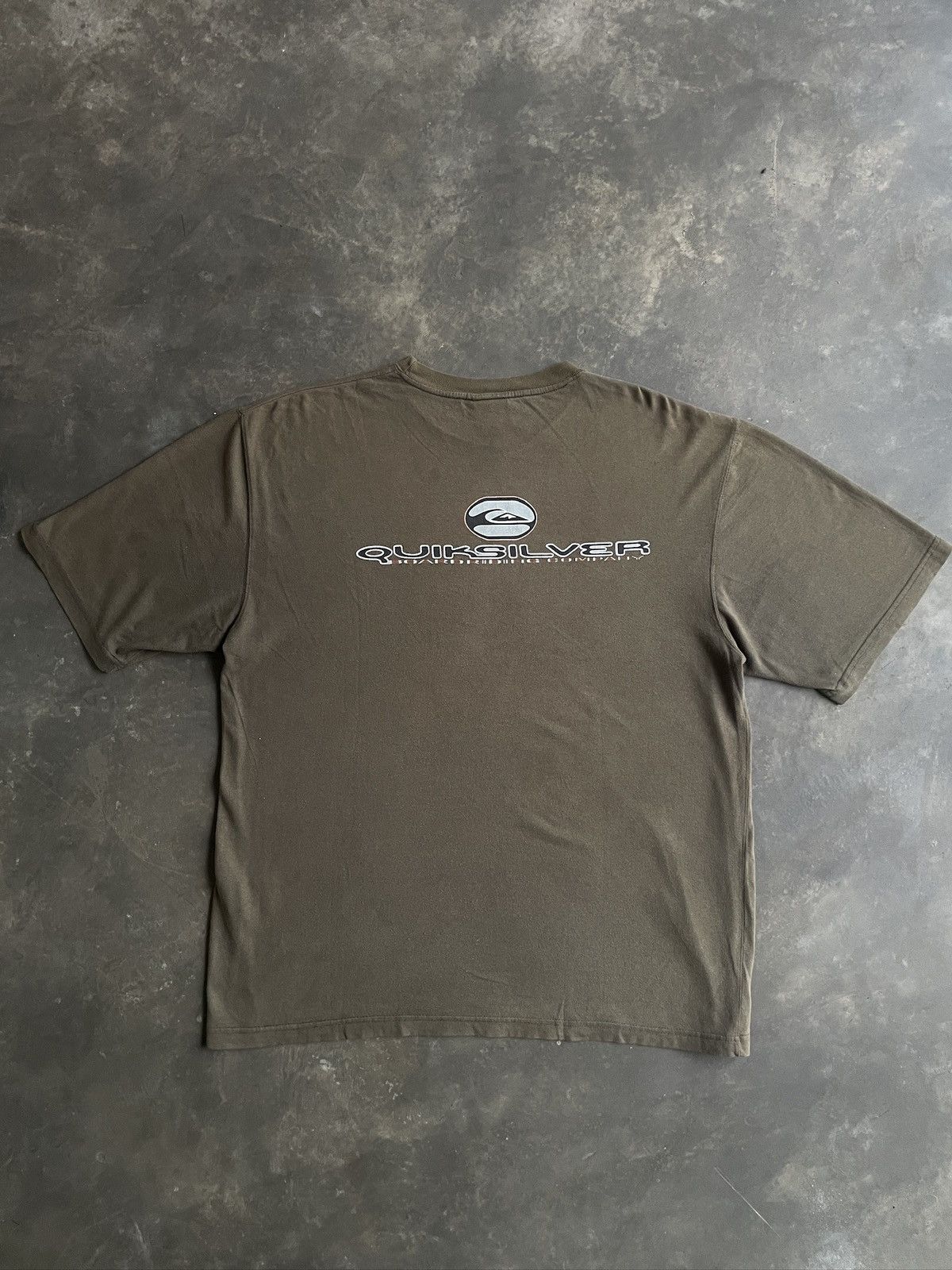 Quiksilver Vintage Y2k Quiksiilver Surf Skate T Shirt L fit XL Size US L / EU 52-54 / 3 - 7 Thumbnail