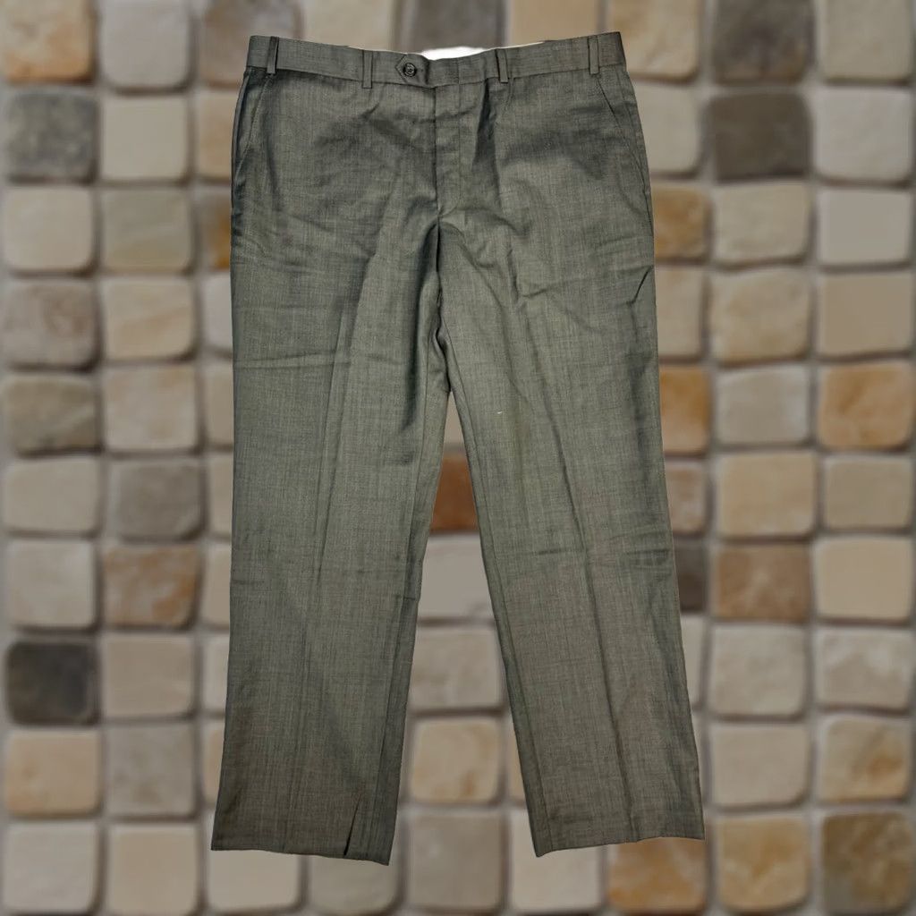 Ralph Lauren Lauren Ralph Lauren Dress Pants Men 38 Gray Wool Mid Rise Straight Pants Regular Gray Size US 38 / EU 54 - 1 Thumbnail