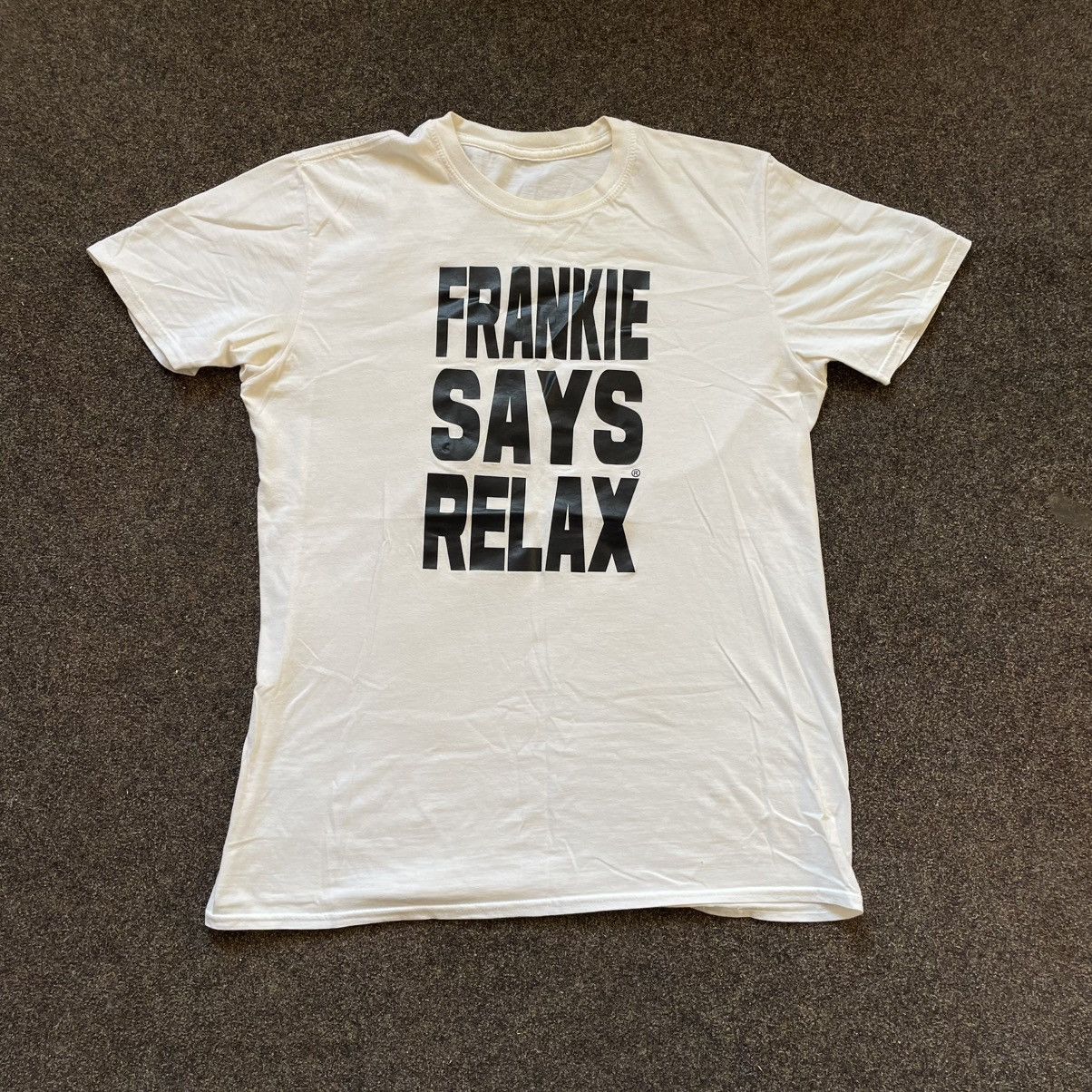 Vintage Vintage Y2K Frankie Says Relax Graphic Tee Streetwear Slim L Size US L / EU 52-54 / 3 - 1 Thumbnail